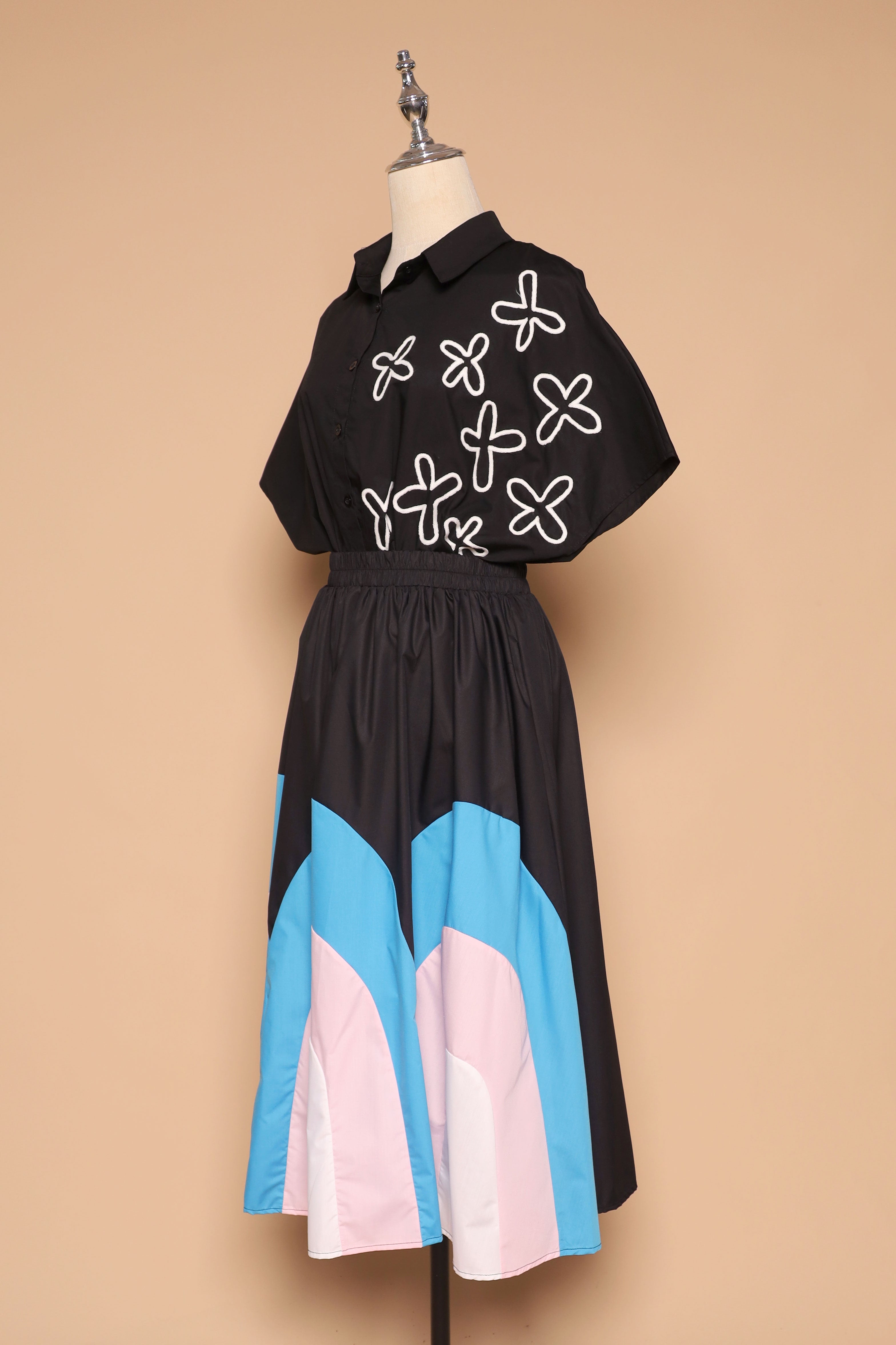 PO - Lawson Floral Shirt in Black