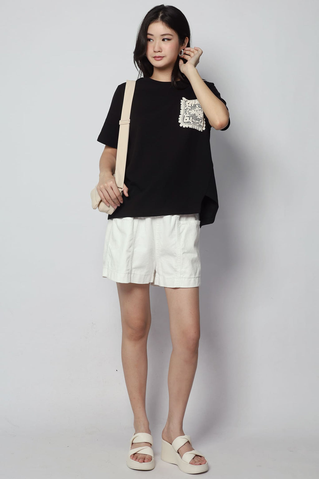 Backorders Lili Crochet Pocket Top
