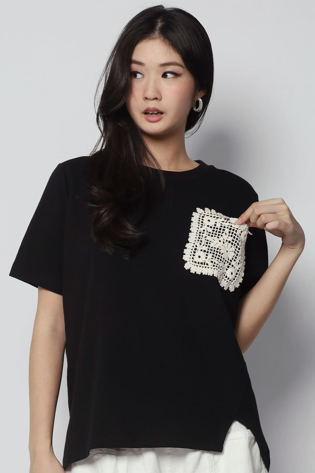 Backorders Lili Crochet Pocket Top