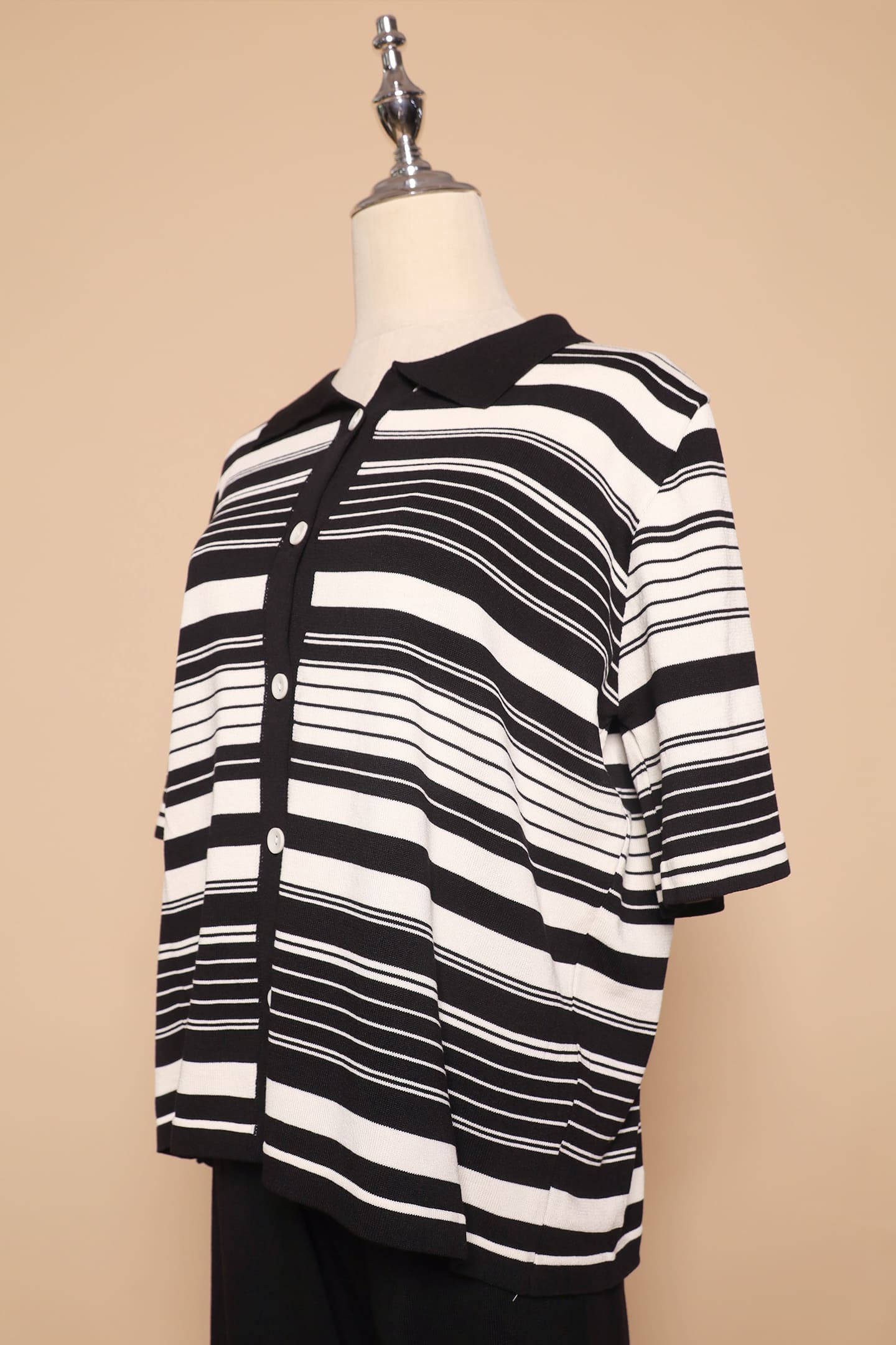 PO - Mun Knit Stripes 2 in 1 Top and Pants Set