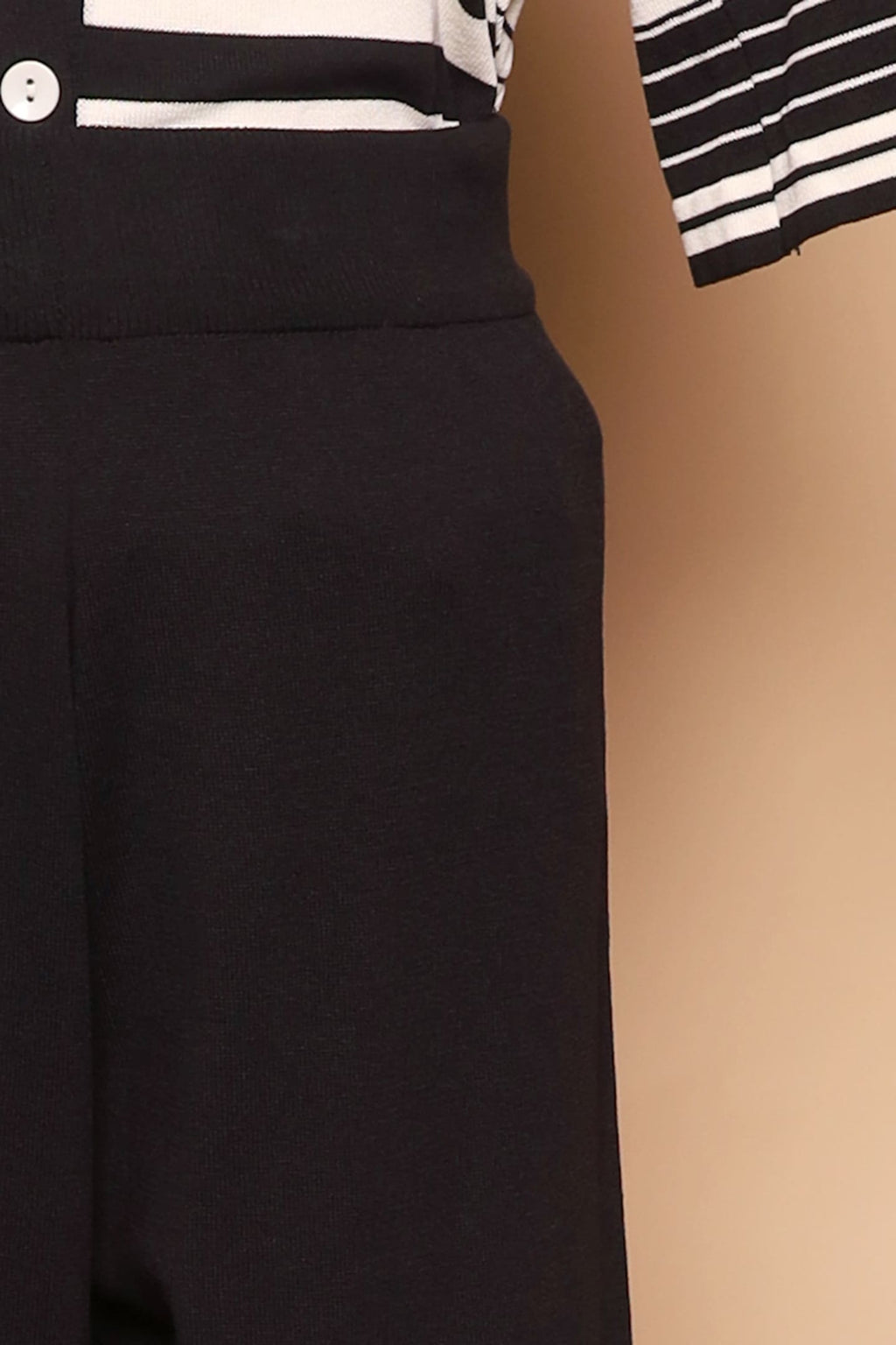 PO - Mun Knit Stripes 2 in 1 Top and Pants Set