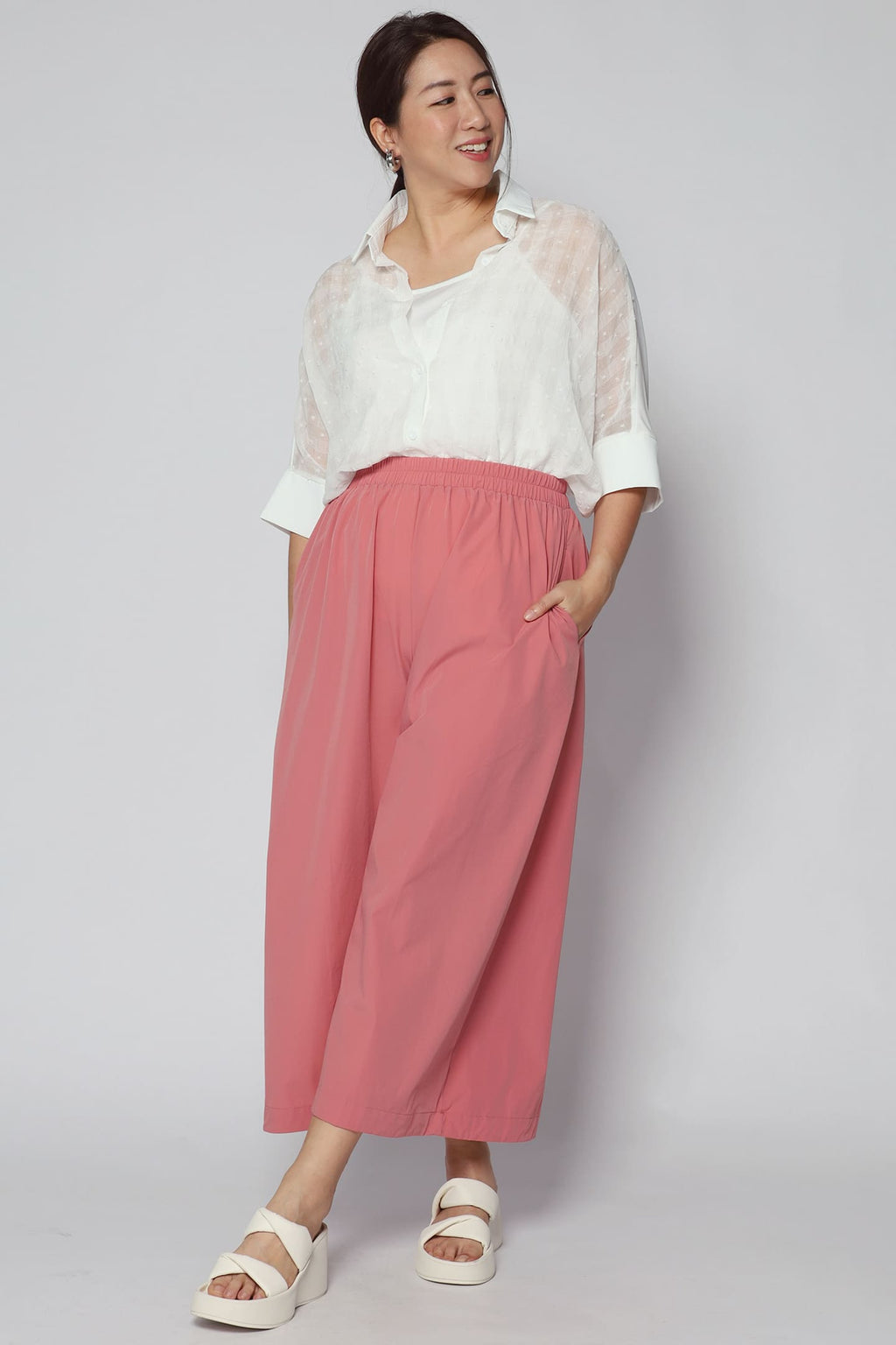 Nellie Culottes in Pink