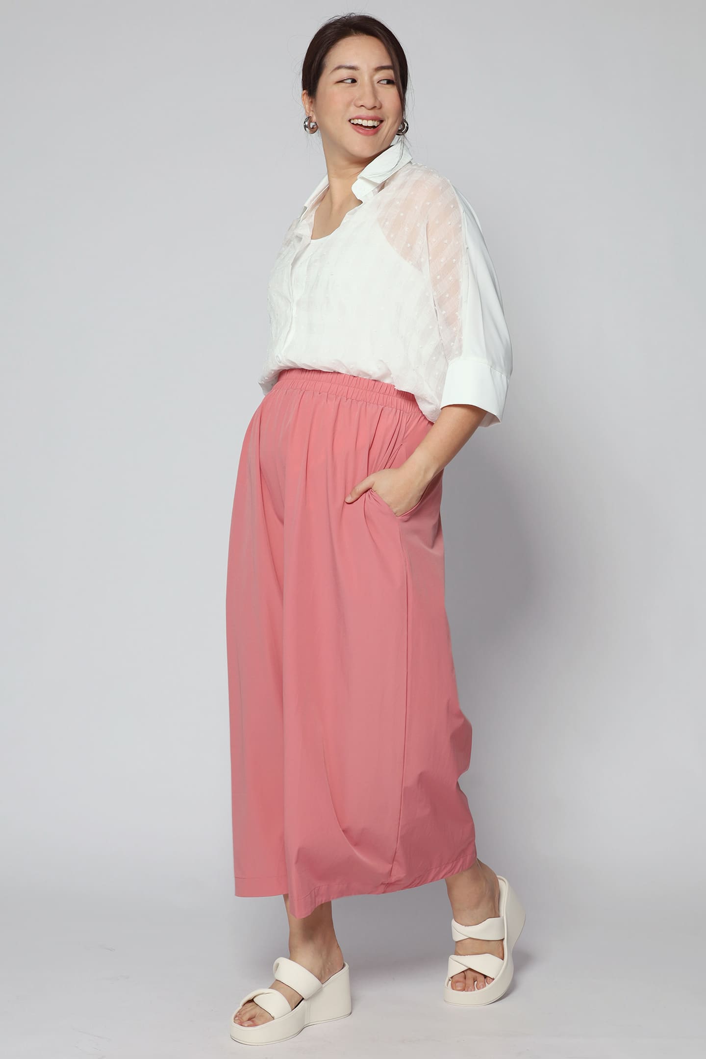 Nellie Culottes in Pink