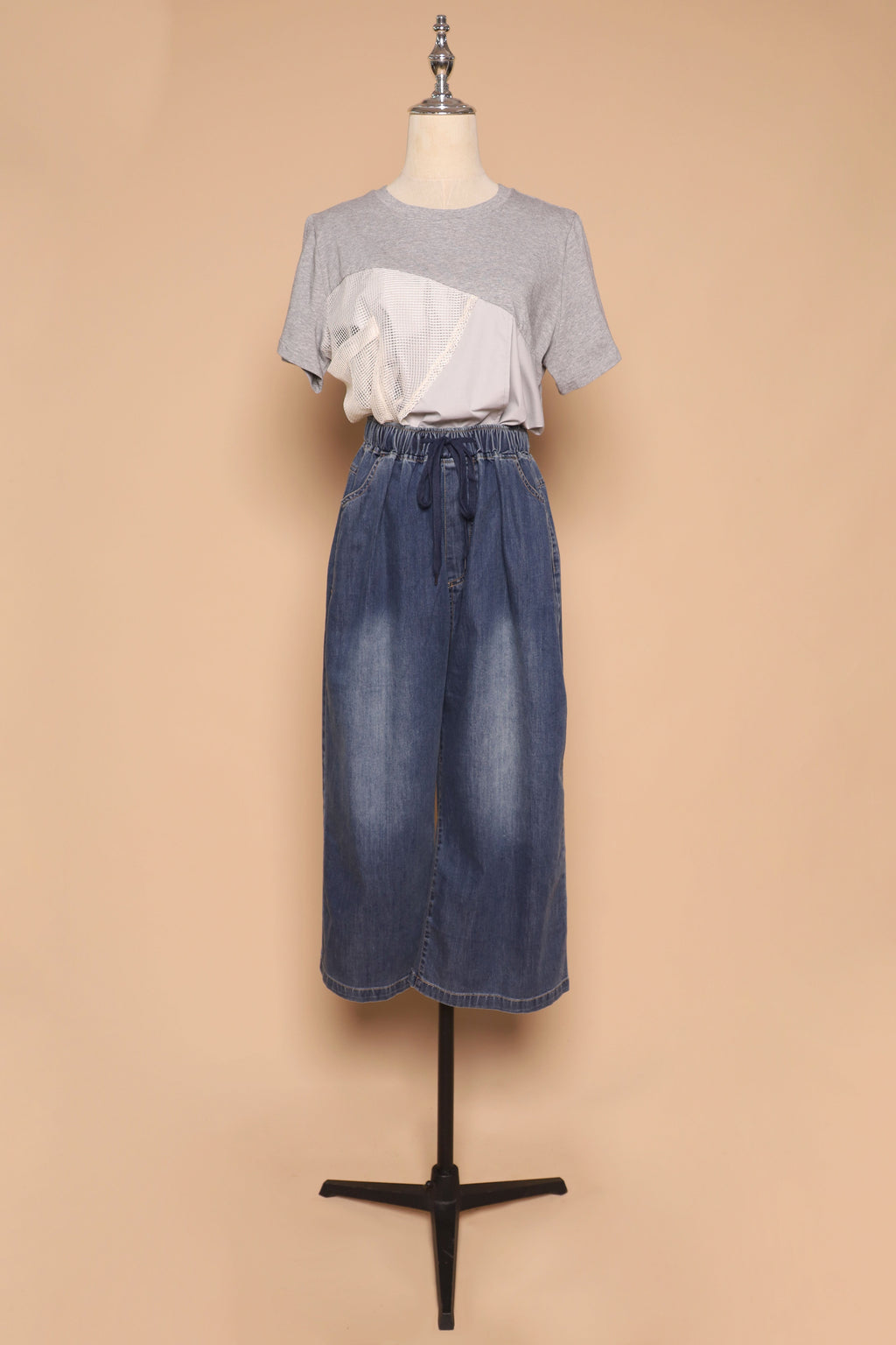 PO - Noel Netted Top in Grey