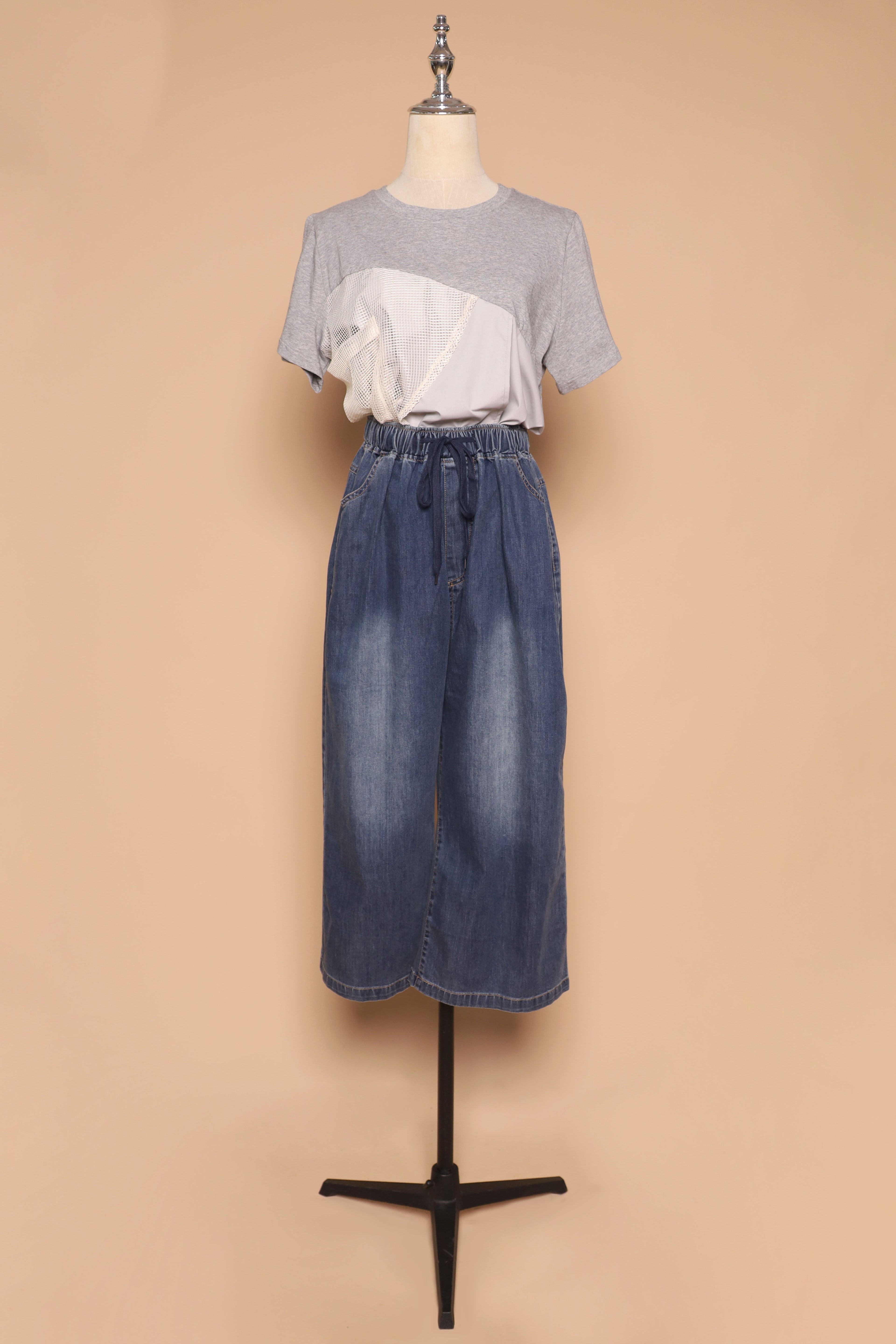 PO - Noel Netted Top in Grey