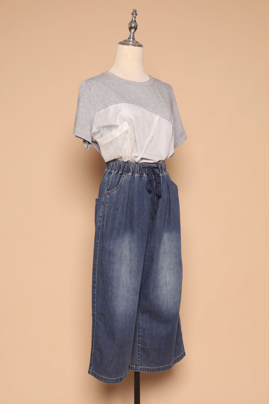 PO - Noel Netted Top in Grey