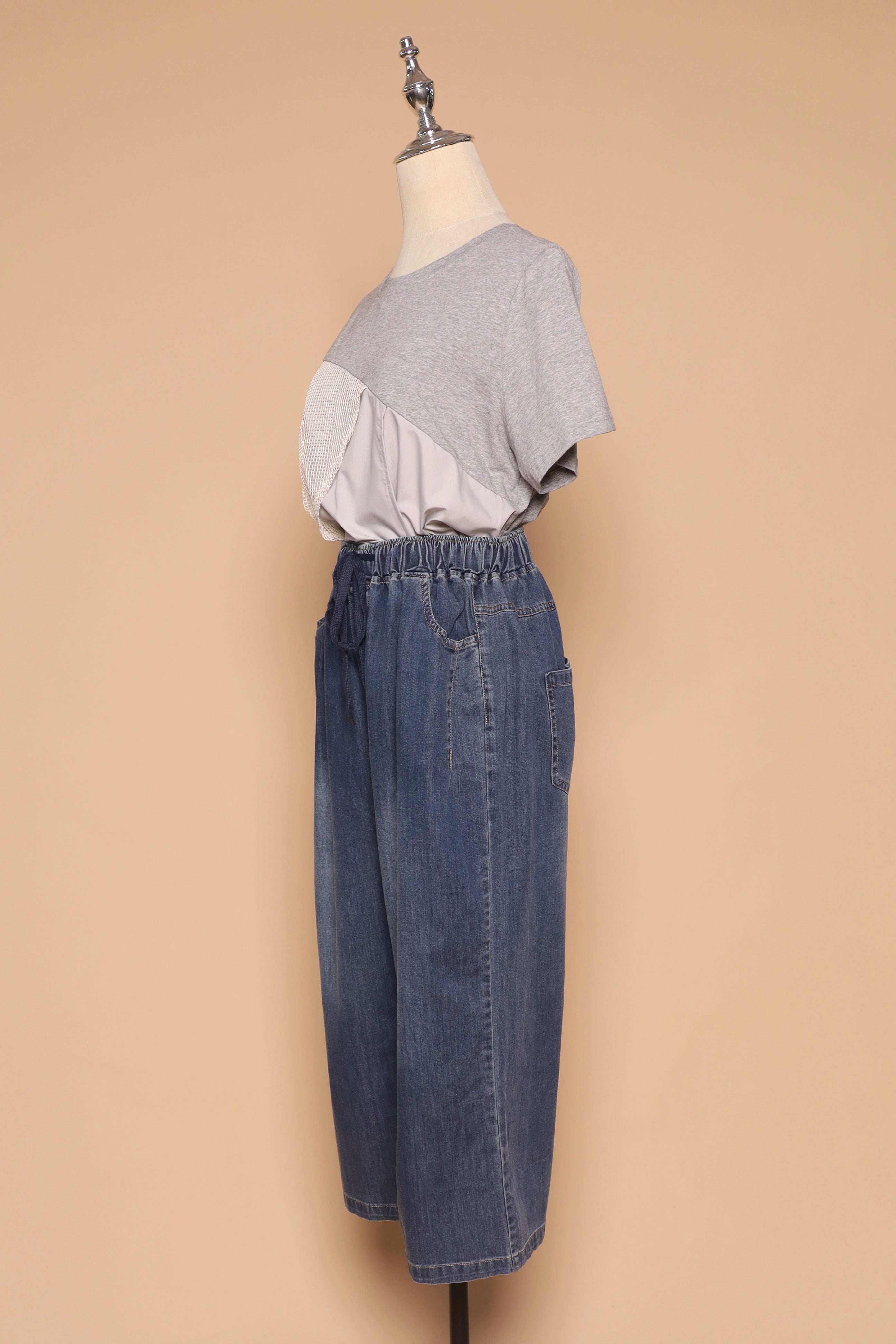 PO - Noel Netted Top in Grey