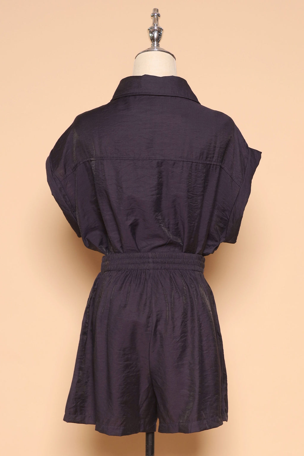 PO - Perryu 2 in 1 Top and Shorts Set in Navy