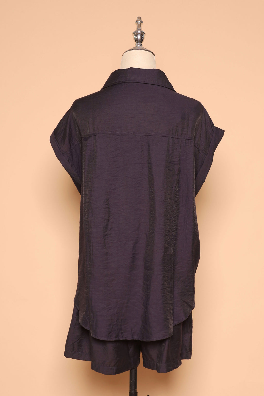 PO - Perryu 2 in 1 Top and Shorts Set in Navy