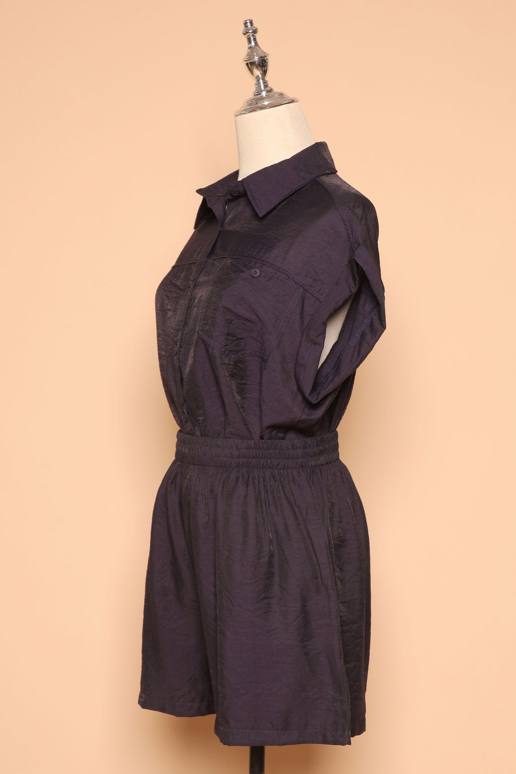 PO - Perryu 2 in 1 Top and Shorts Set in Navy