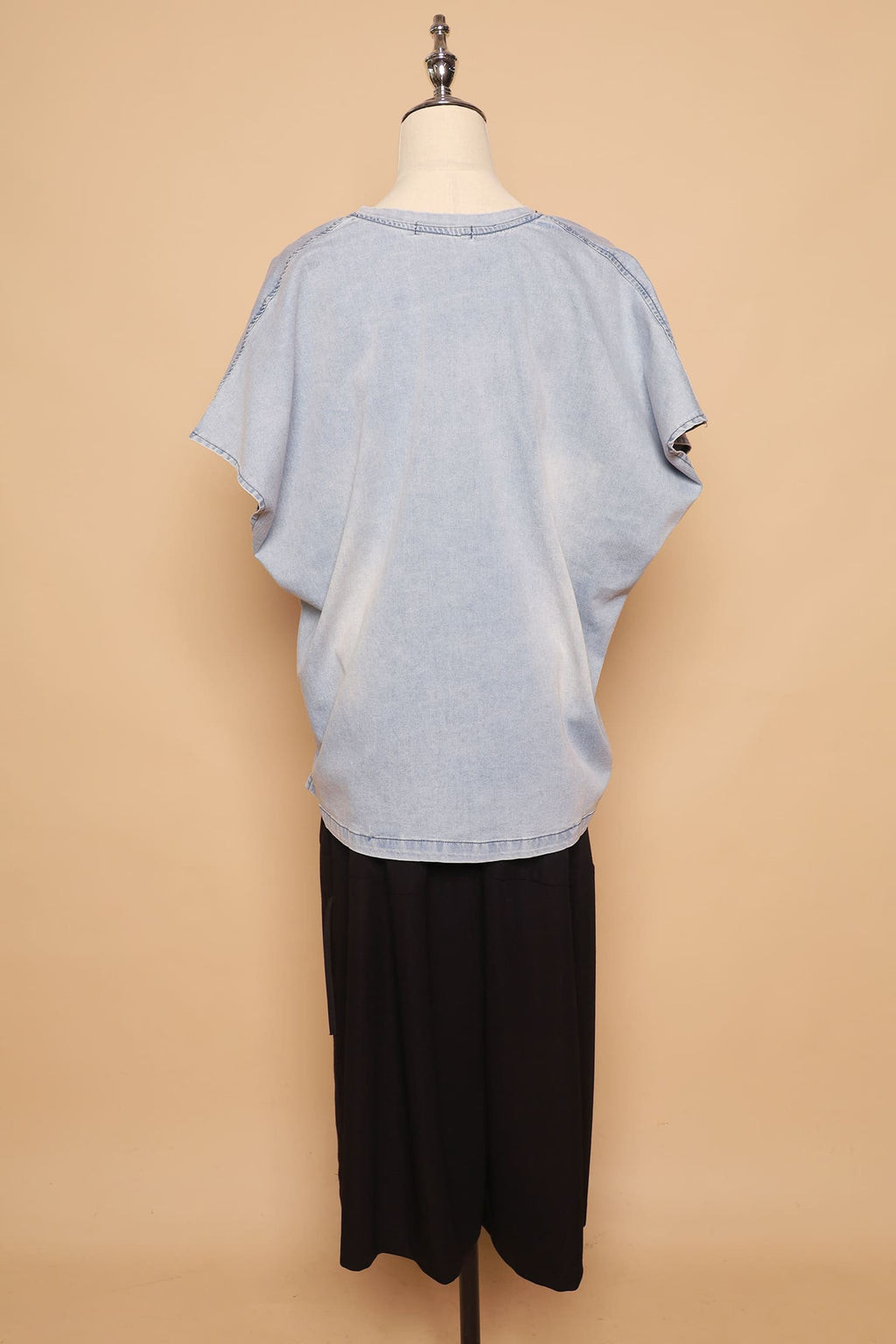 PO - Ryanne Zipper Jacket in Light Denim