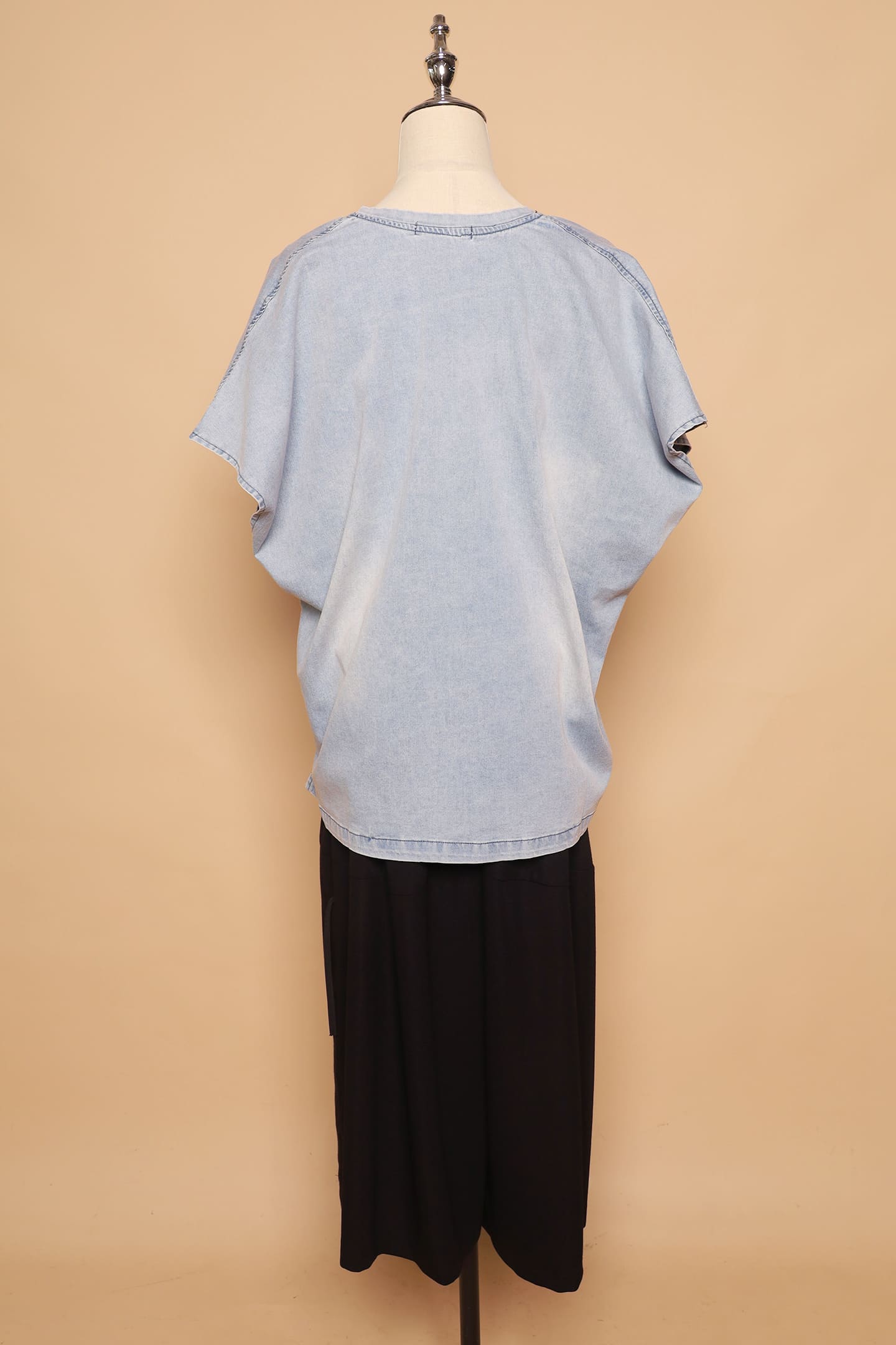 PO - Ryanne Zipper Jacket in Light Denim