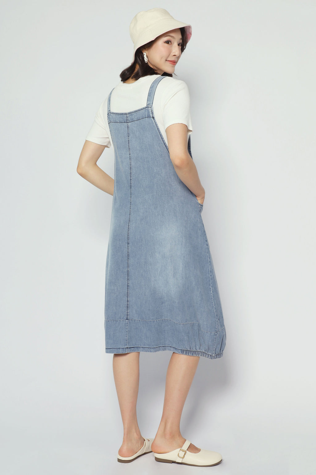 Suppa Denim Pinafore Dress