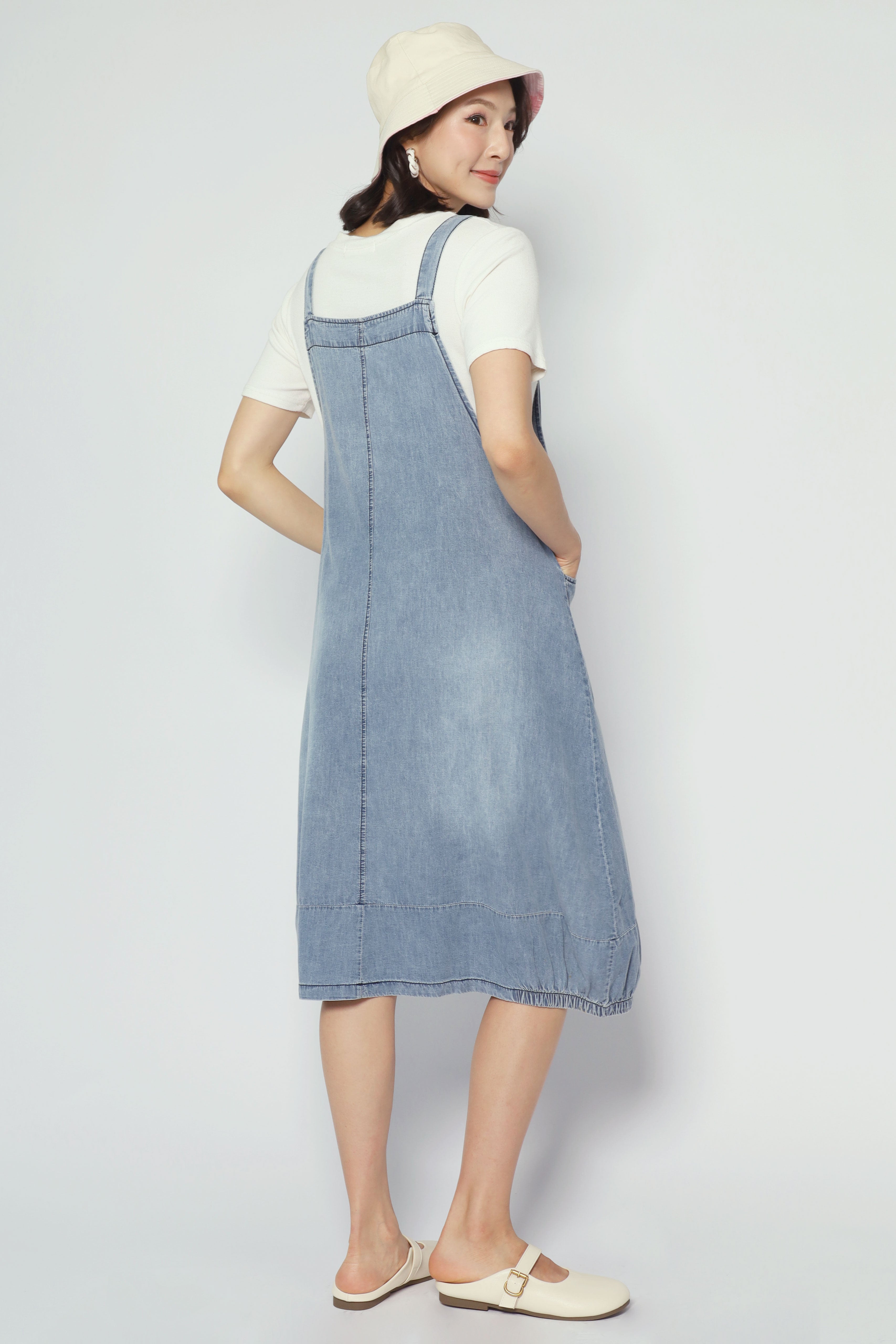 Suppa Denim Pinafore Dress