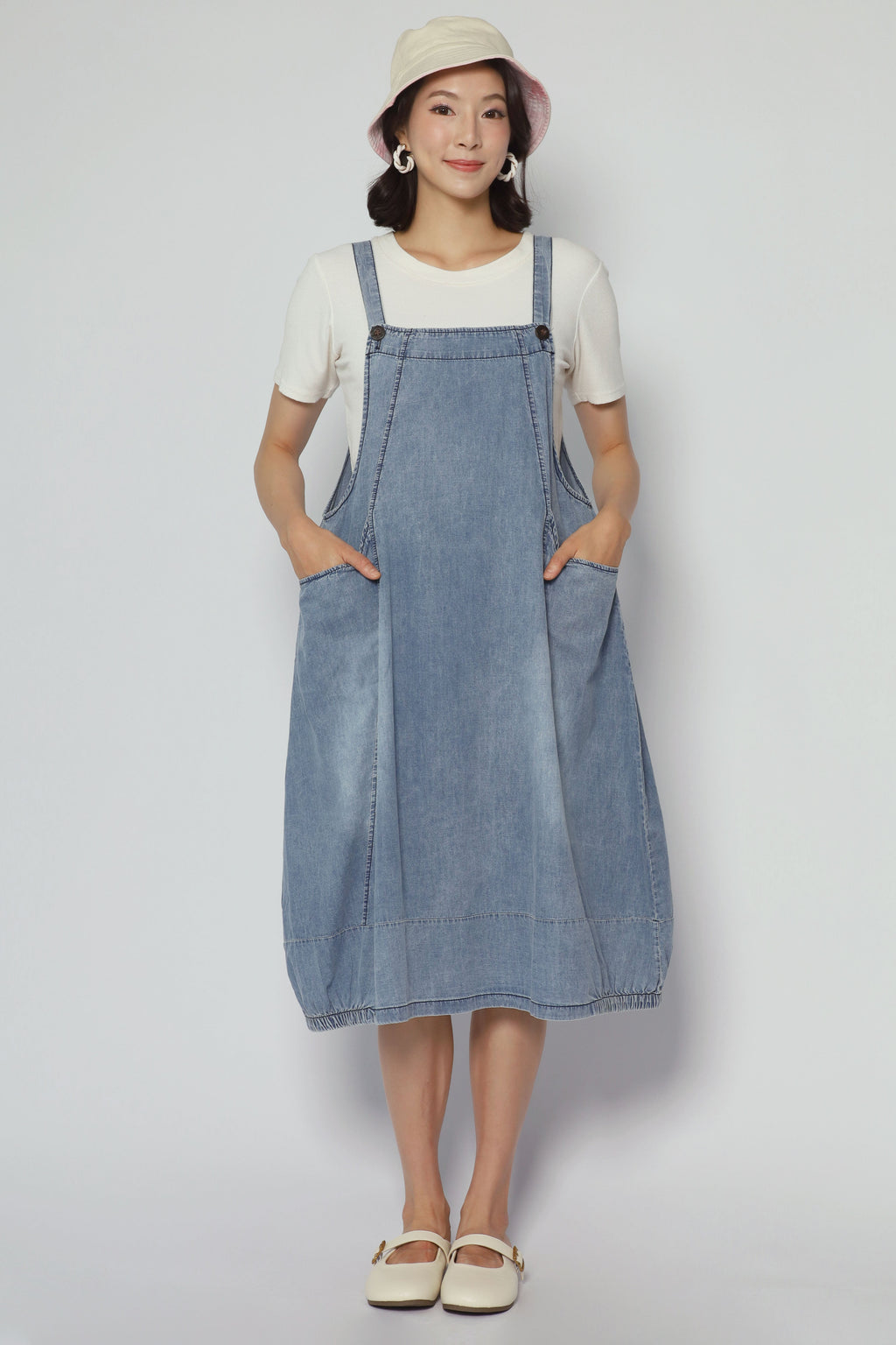 Suppa Denim Pinafore Dress