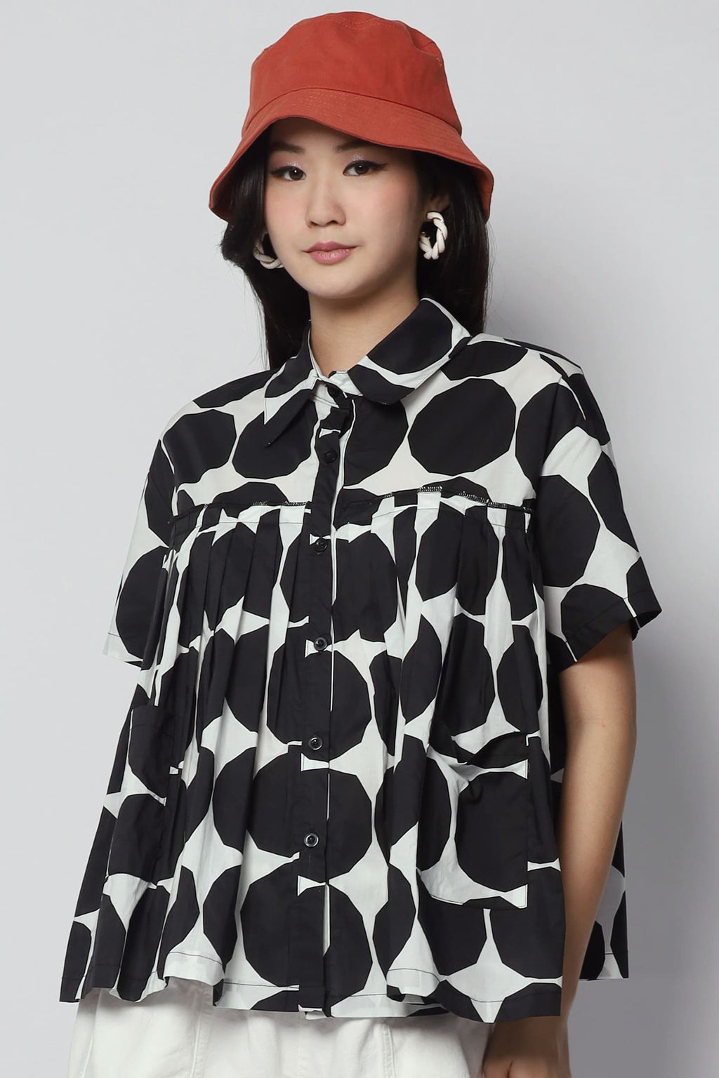 Susanna Shirt in Circle Print