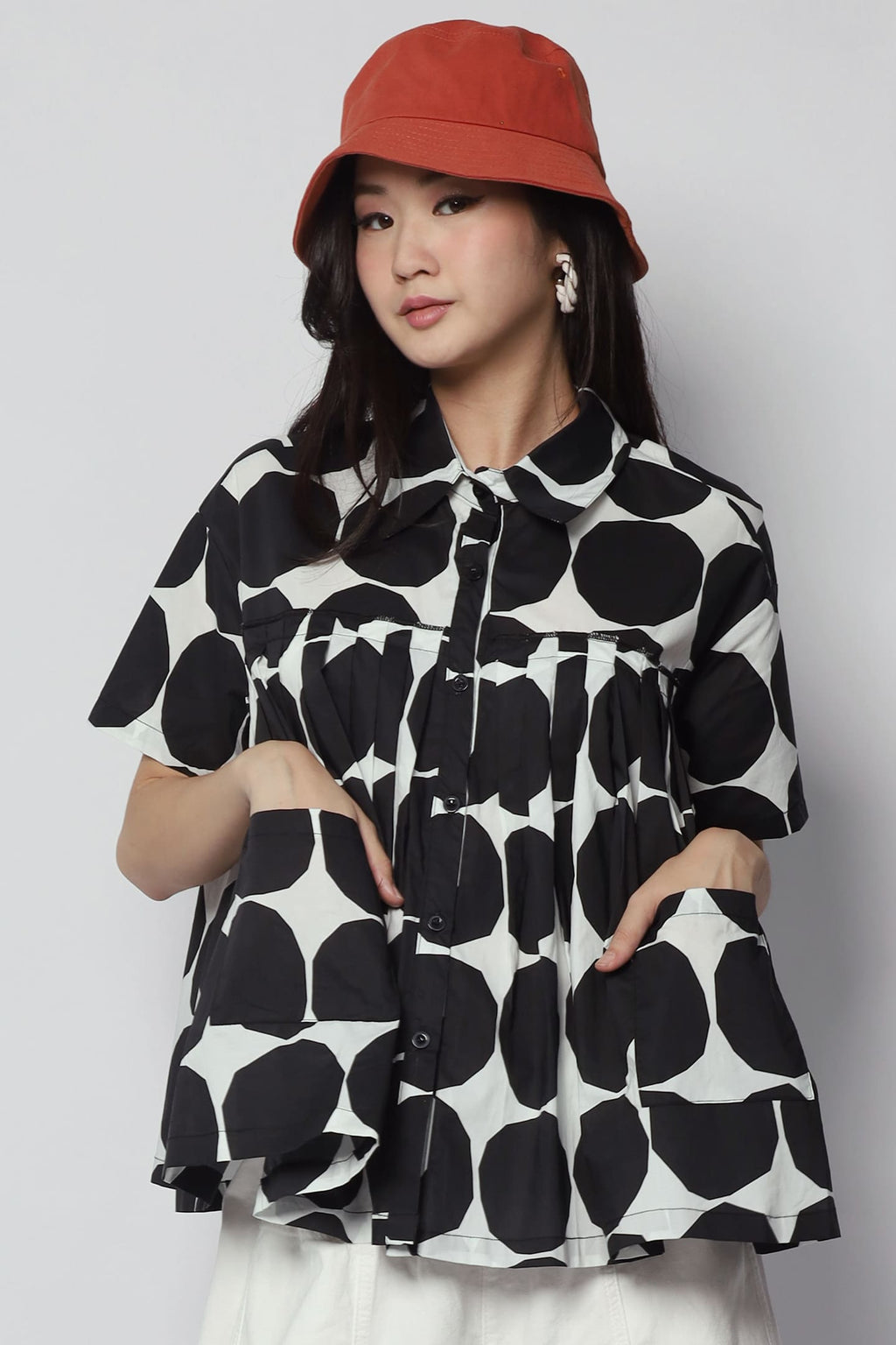 Susanna Shirt in Circle Print