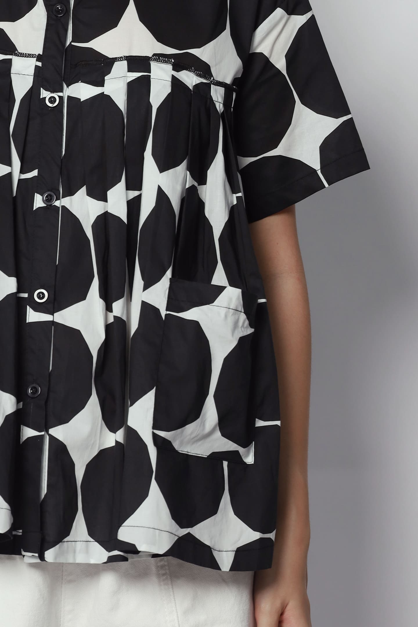 Susanna Shirt in Circle Print