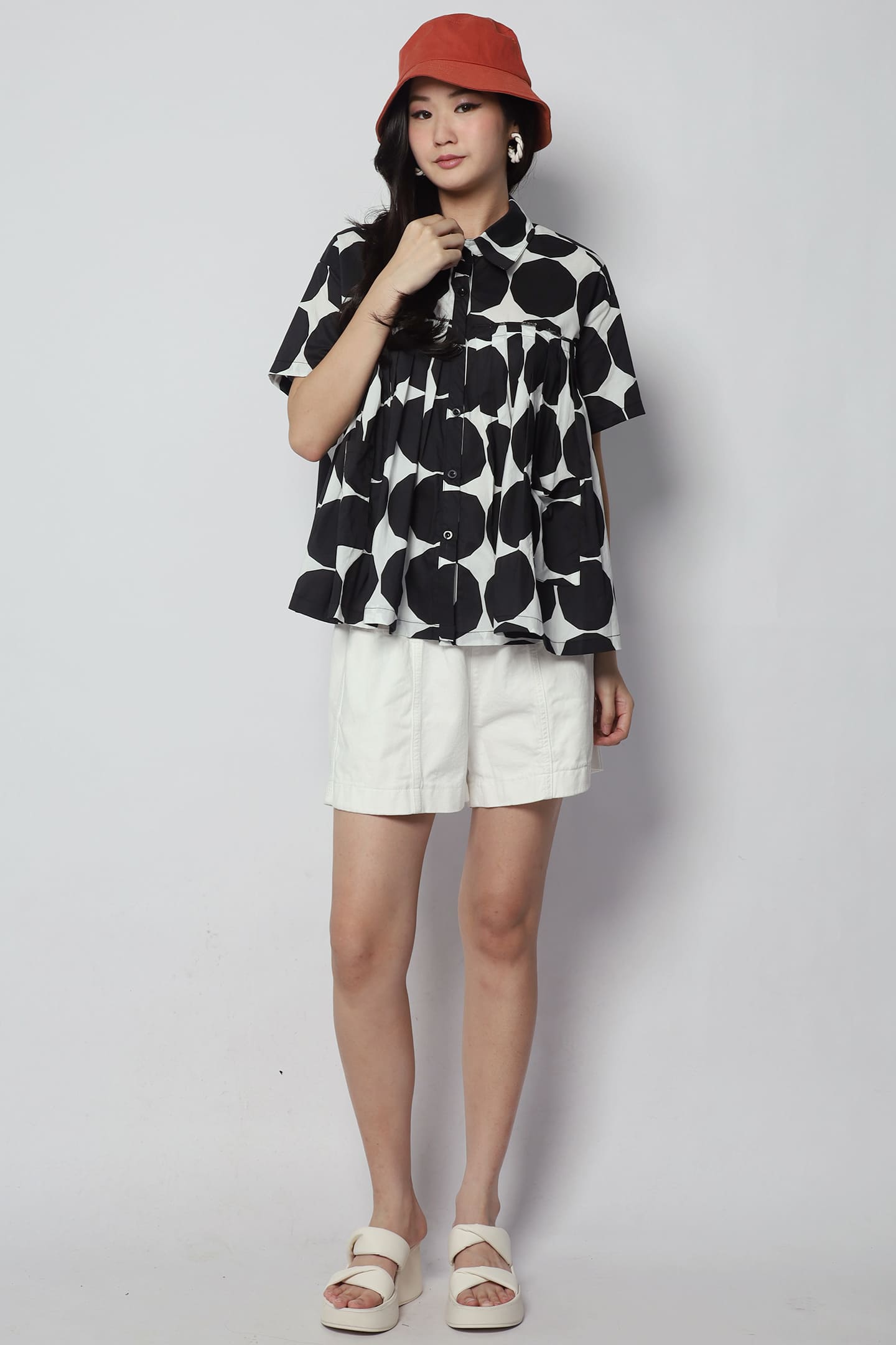 Susanna Shirt in Circle Print