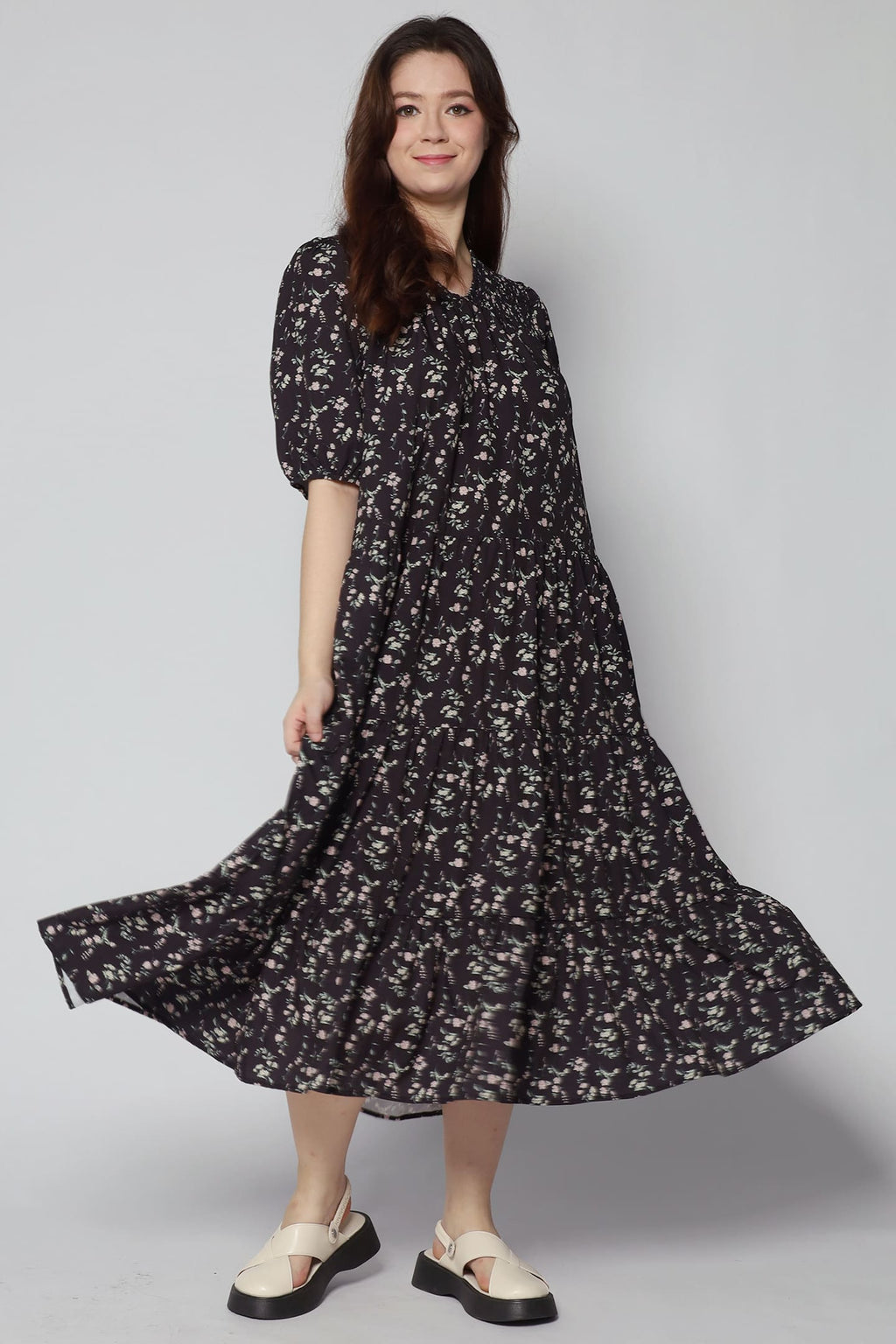 Sydney Dress in Floral Buds