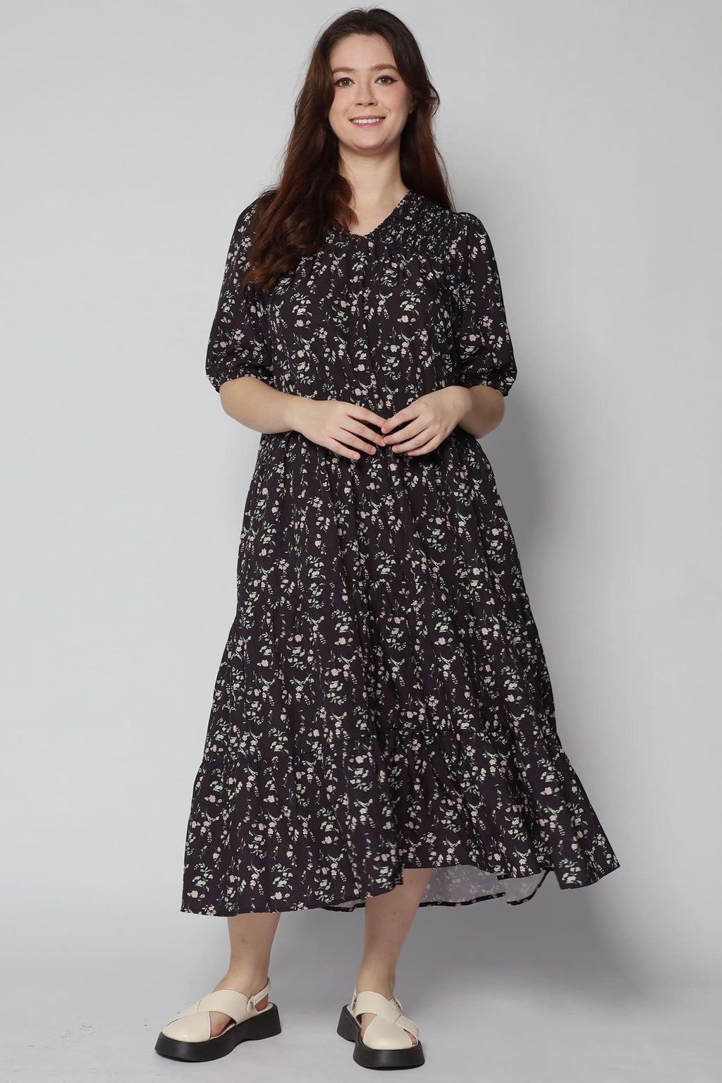Sydney Dress in Floral Buds
