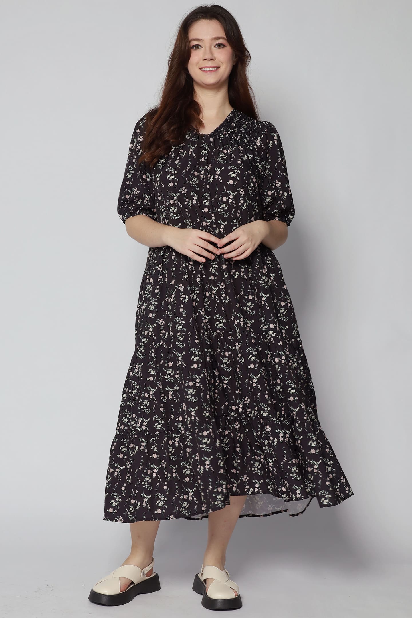 Sydney Dress in Floral Buds