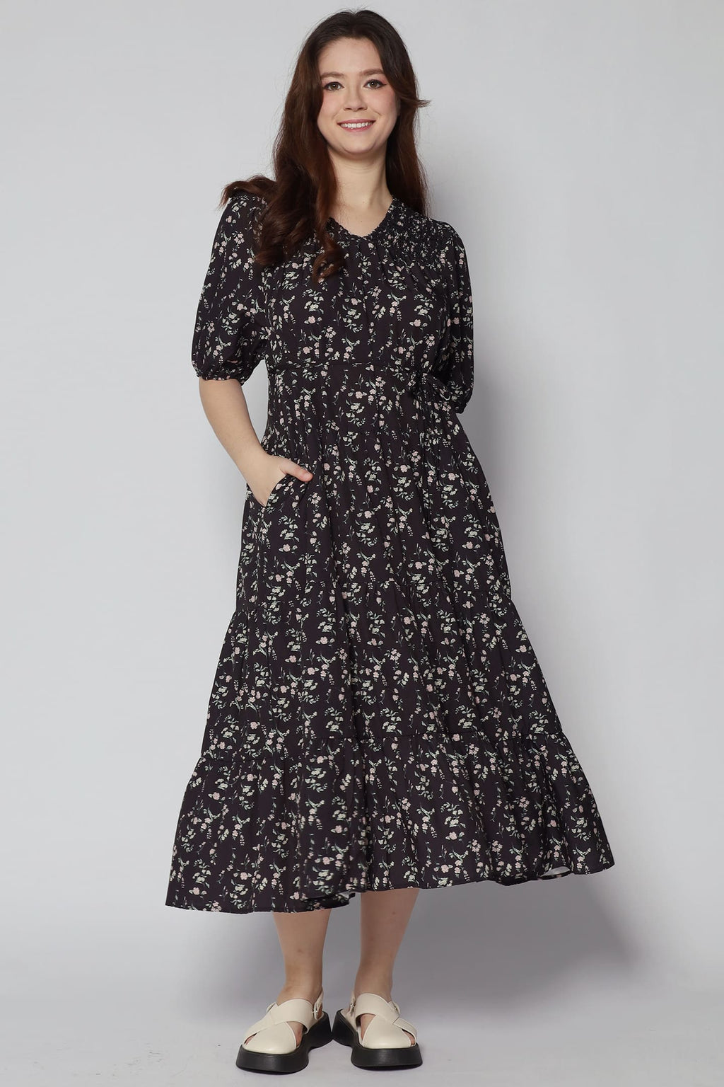 Sydney Dress in Floral Buds