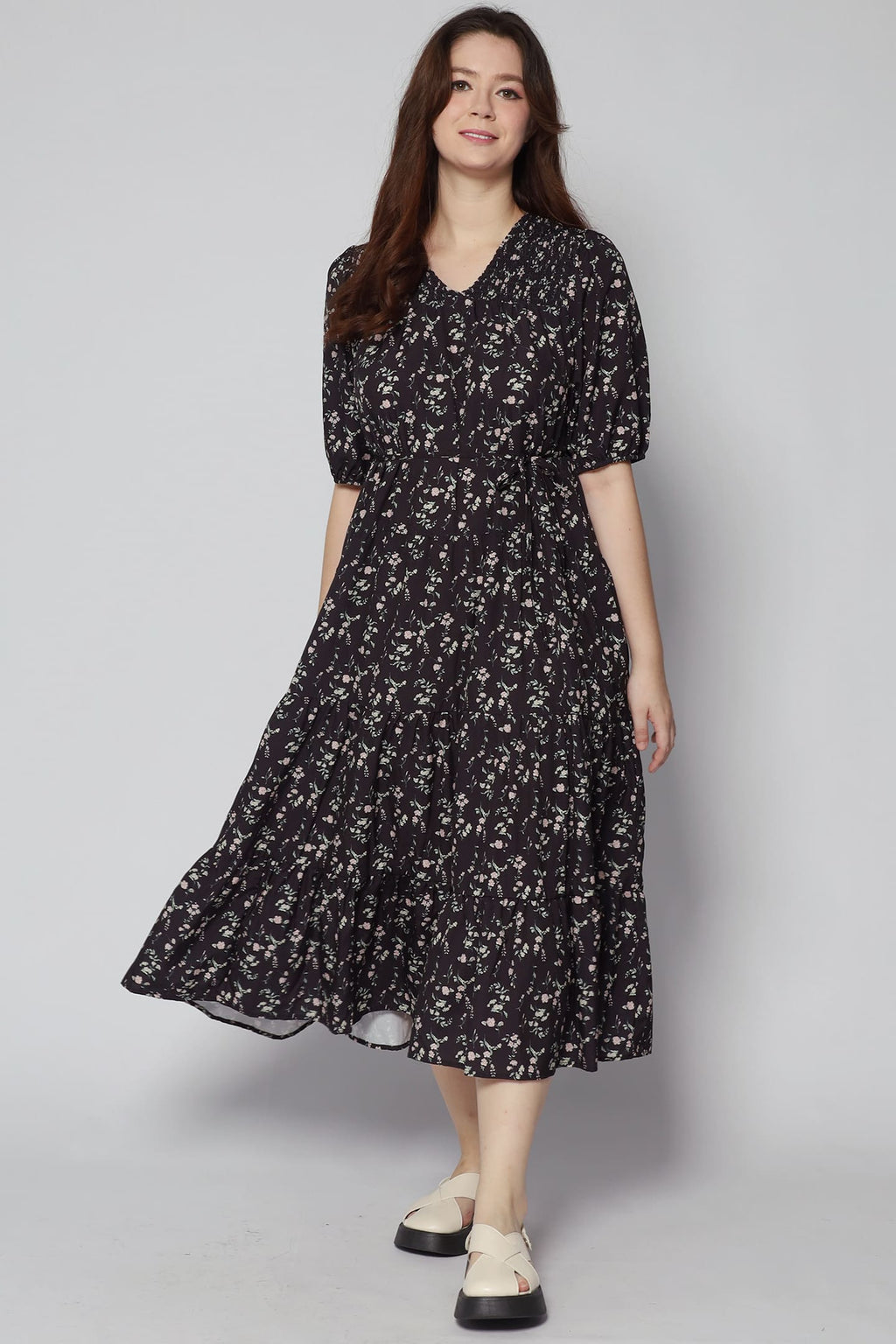 Sydney Dress in Floral Buds