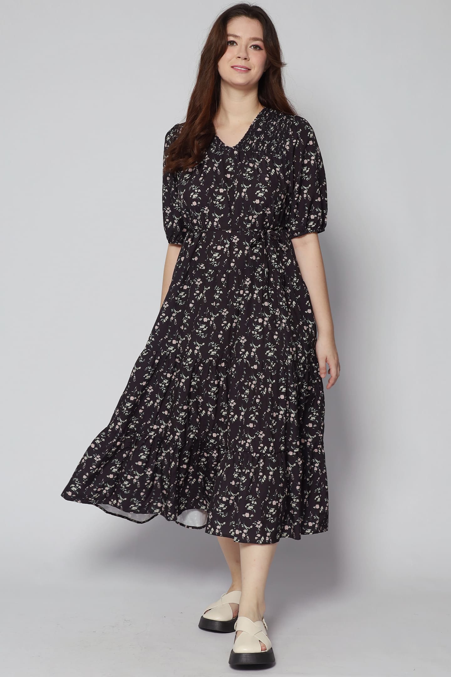 Sydney Dress in Floral Buds