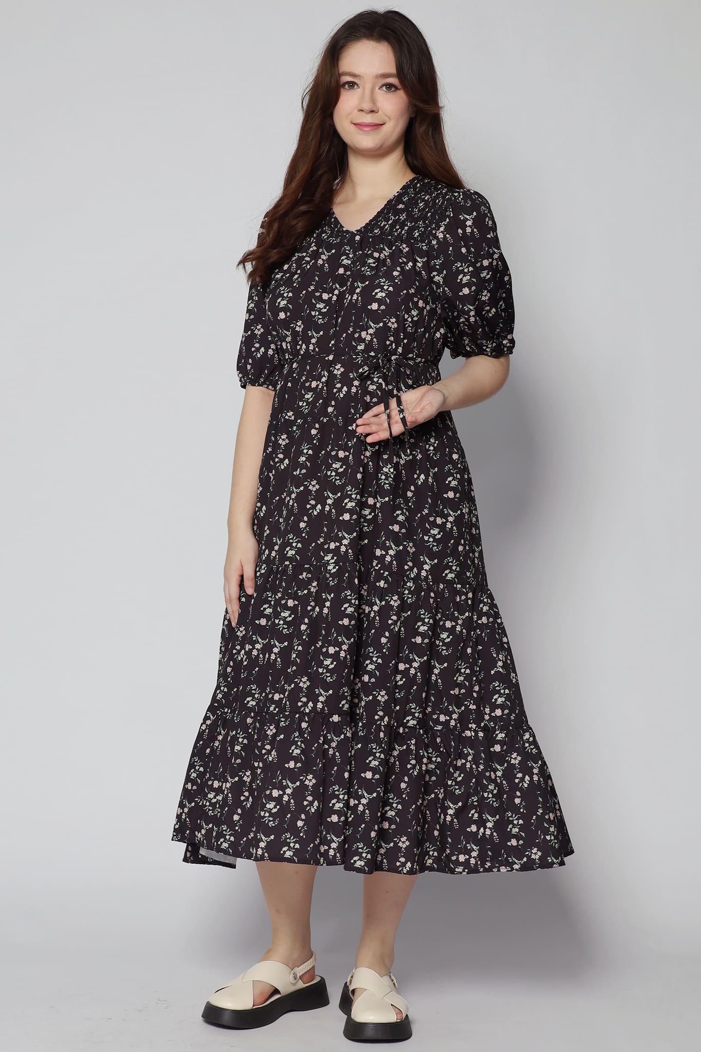 Sydney Dress in Floral Buds