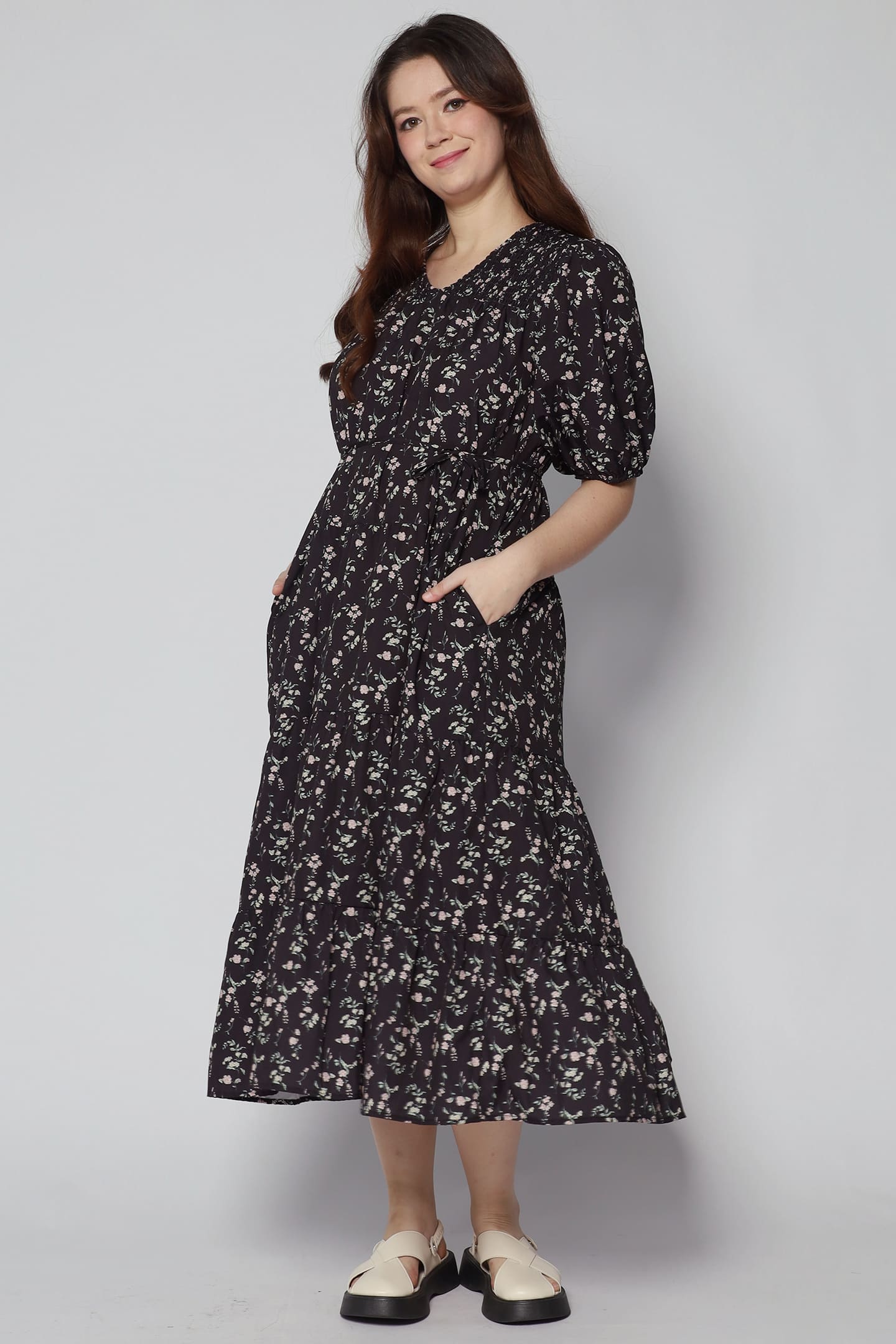 Sydney Dress in Floral Buds