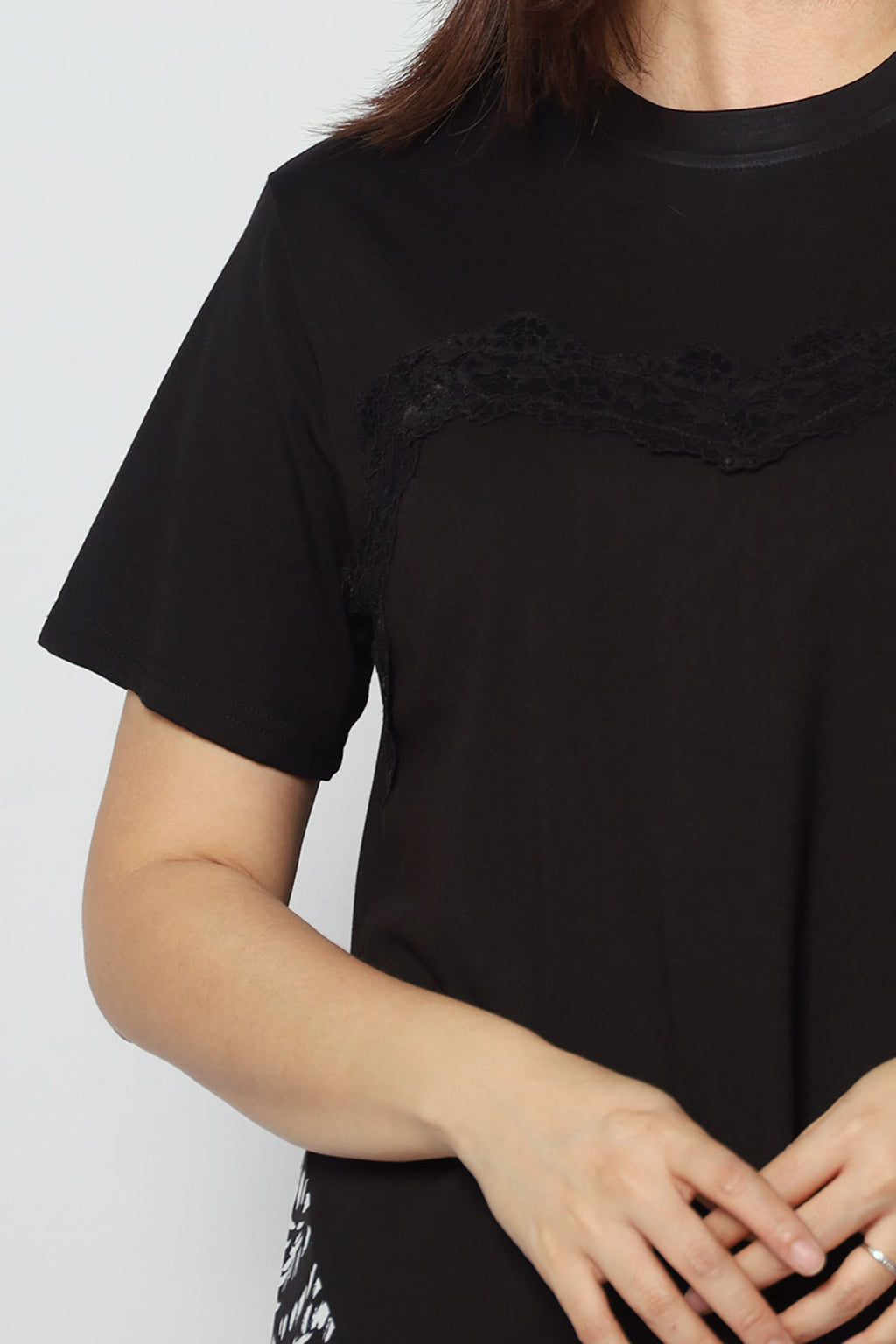 Thalia Abstract Dress in Black