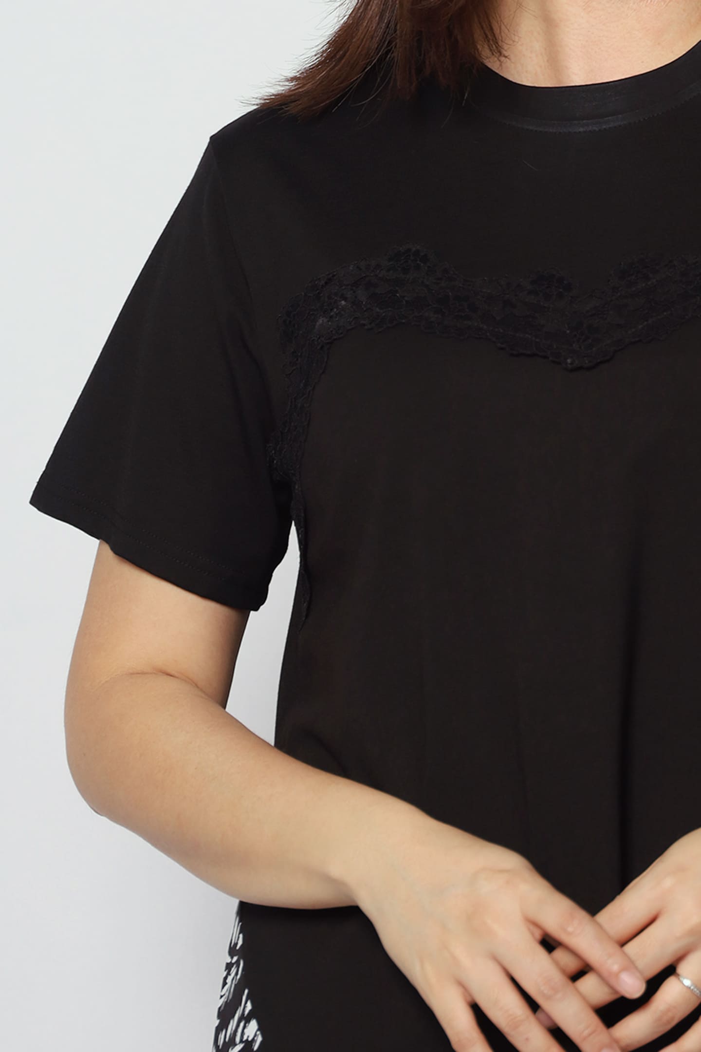 Thalia Abstract Dress in Black