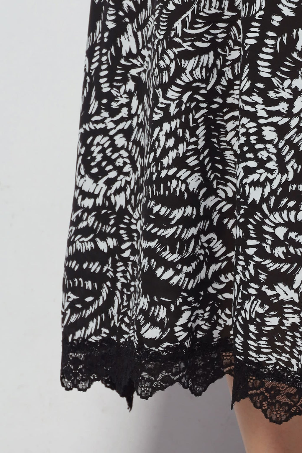 Thalia Abstract Dress in Black