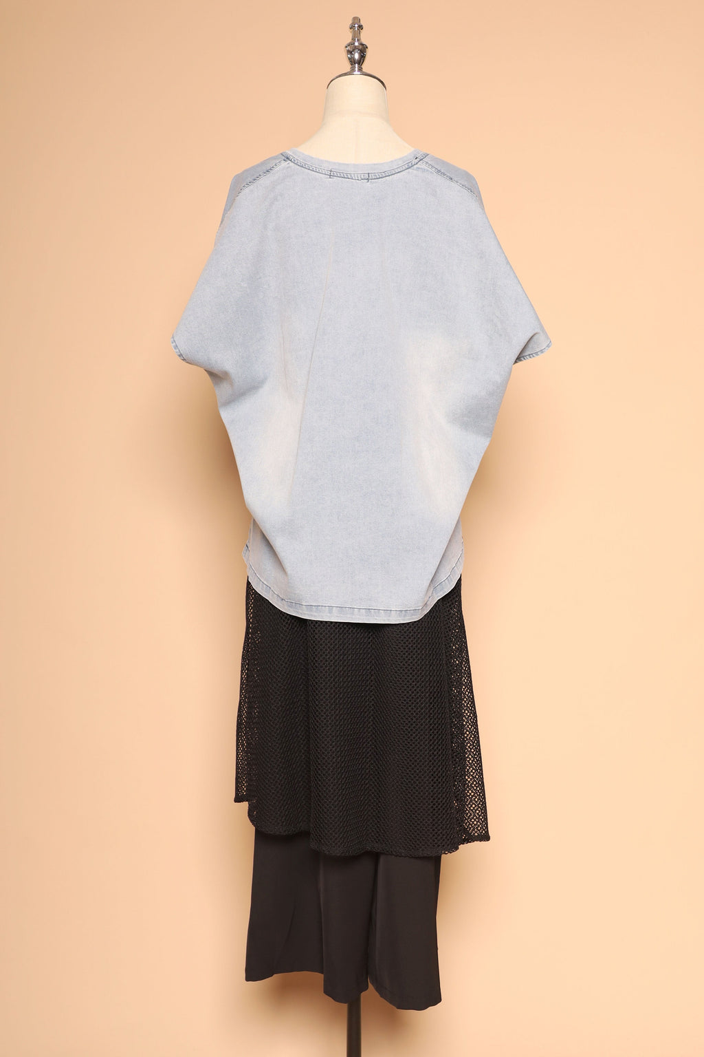 PO - Vick Netted Culottes in Black