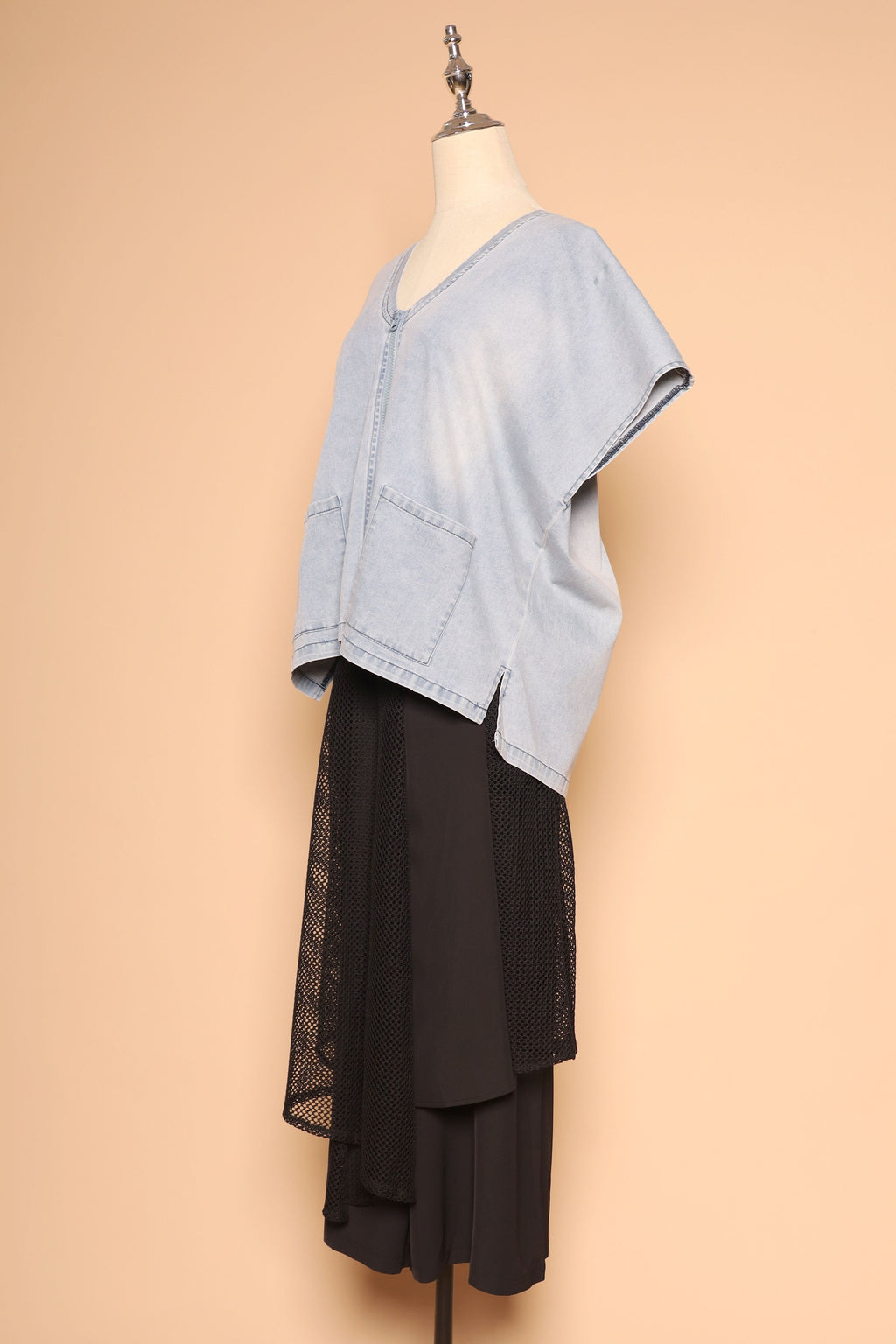 PO - Vick Netted Culottes in Black