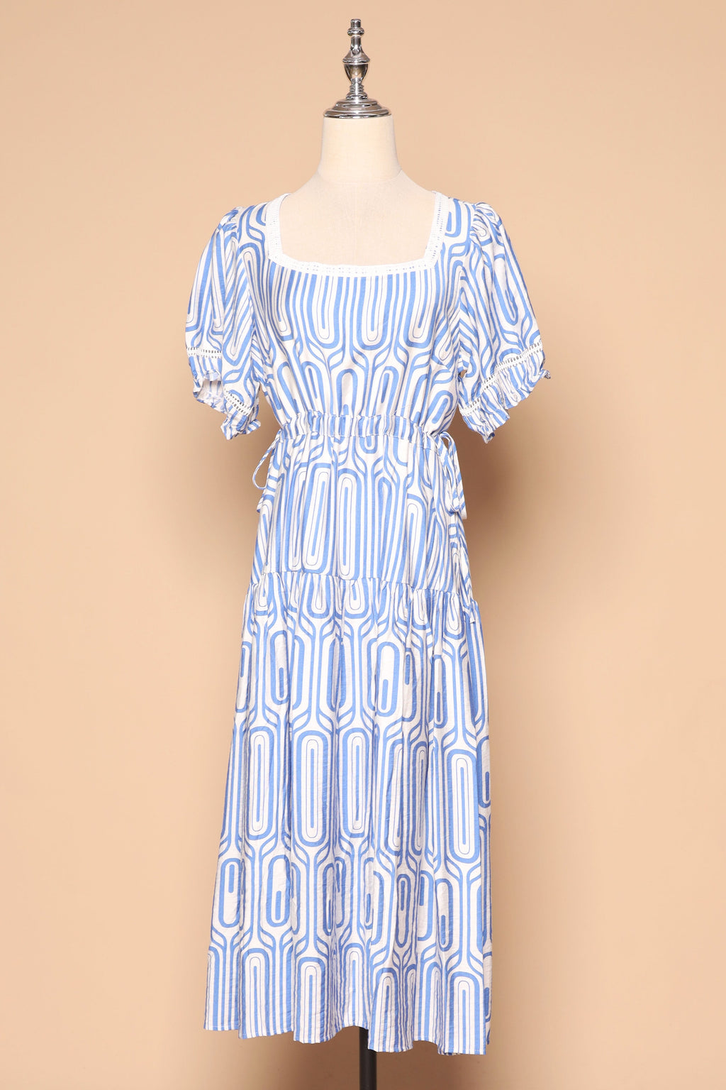 PO - Victoria Dress in Blue Escape