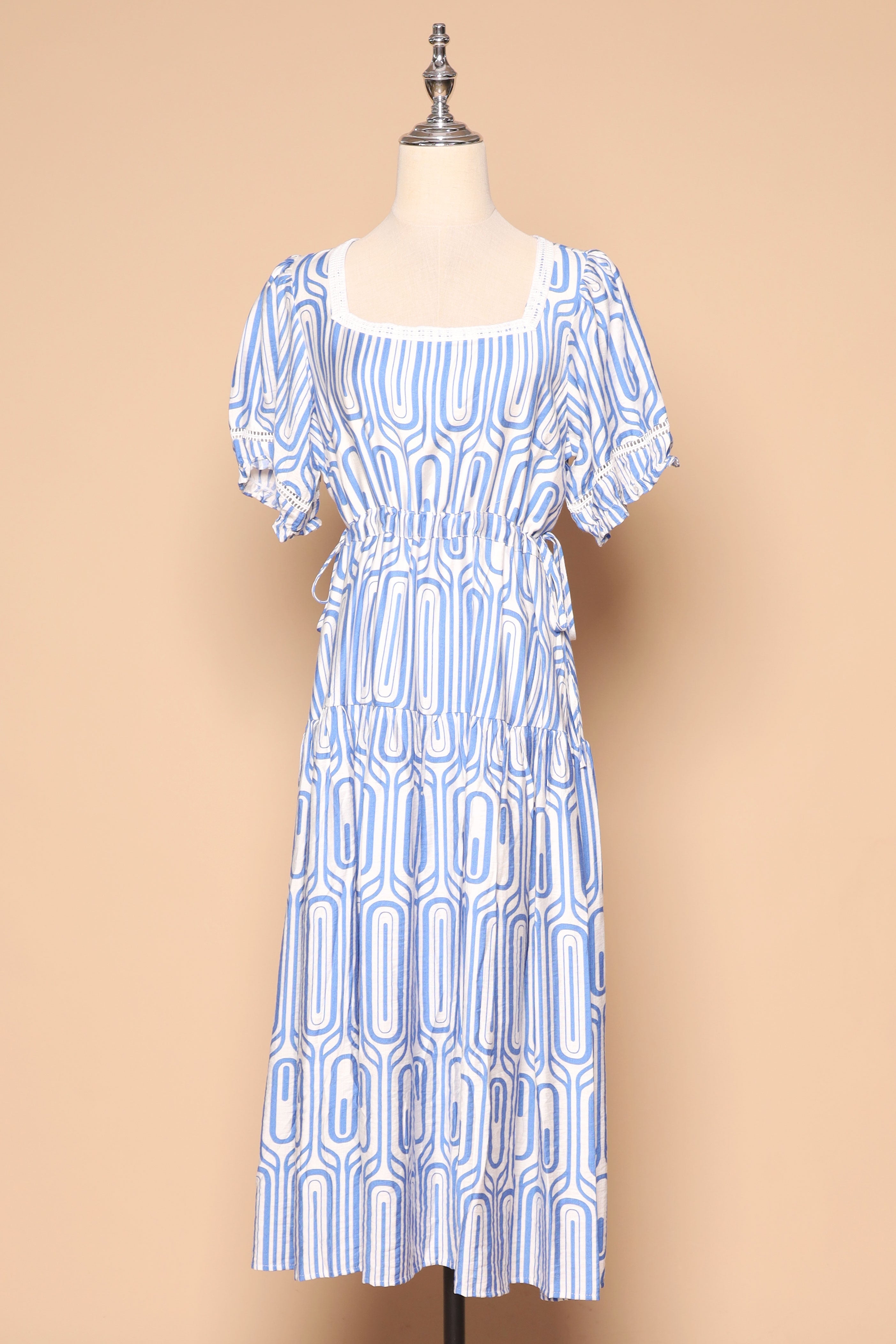 PO - Victoria Dress in Blue Escape