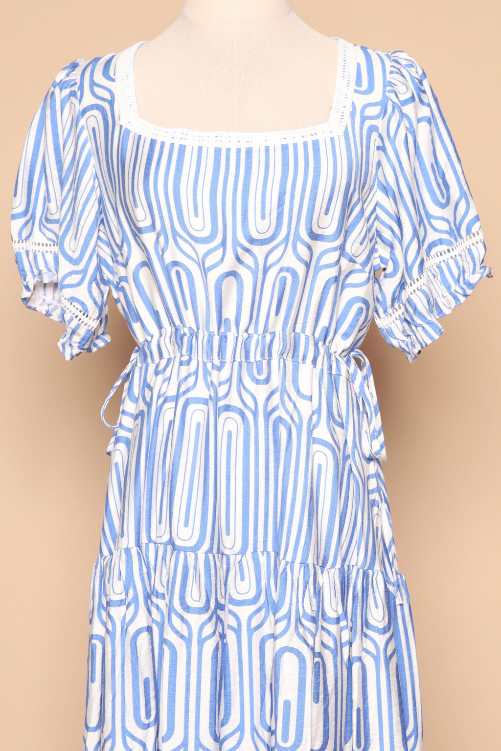 PO - Victoria Dress in Blue Escape