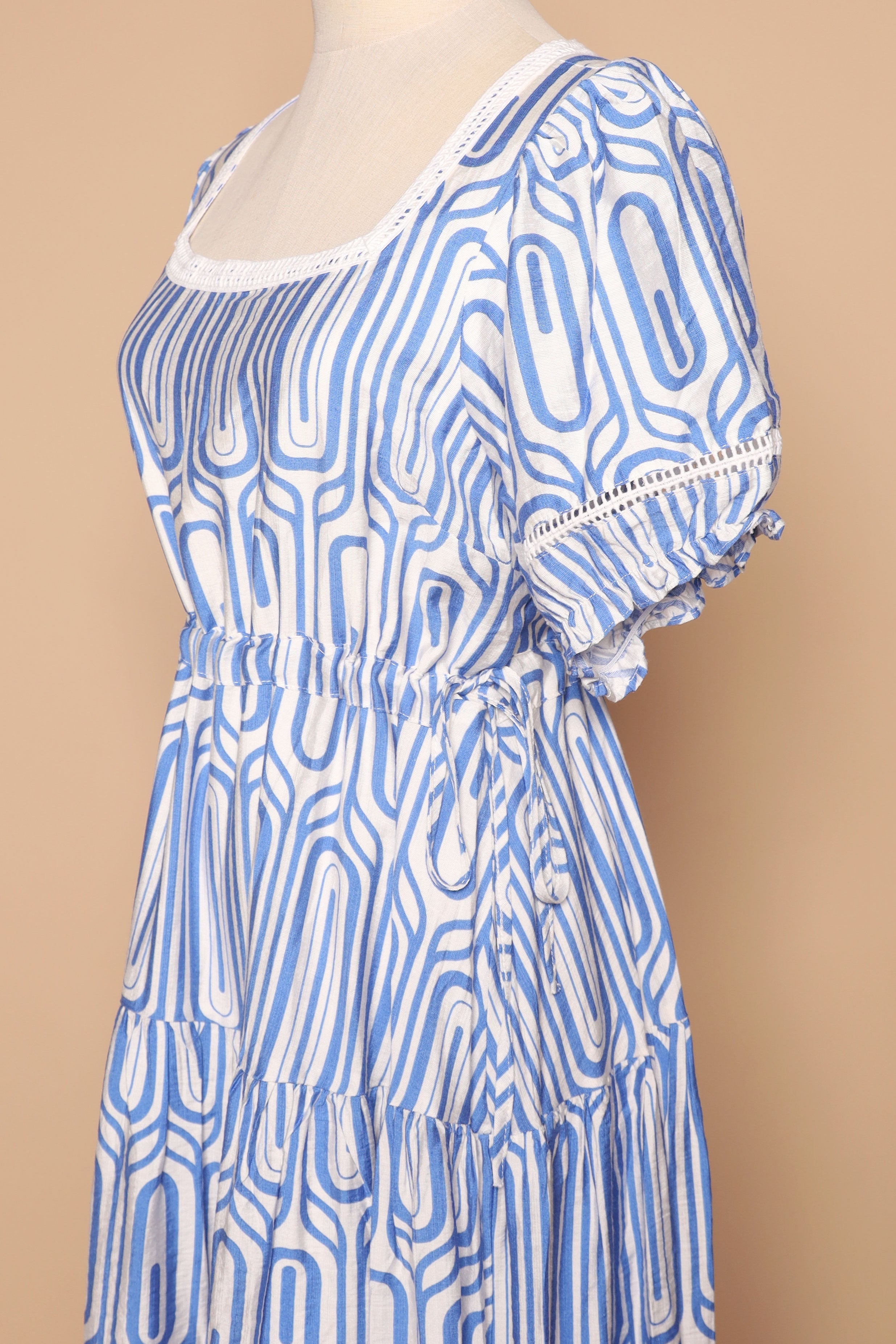 PO - Victoria Dress in Blue Escape