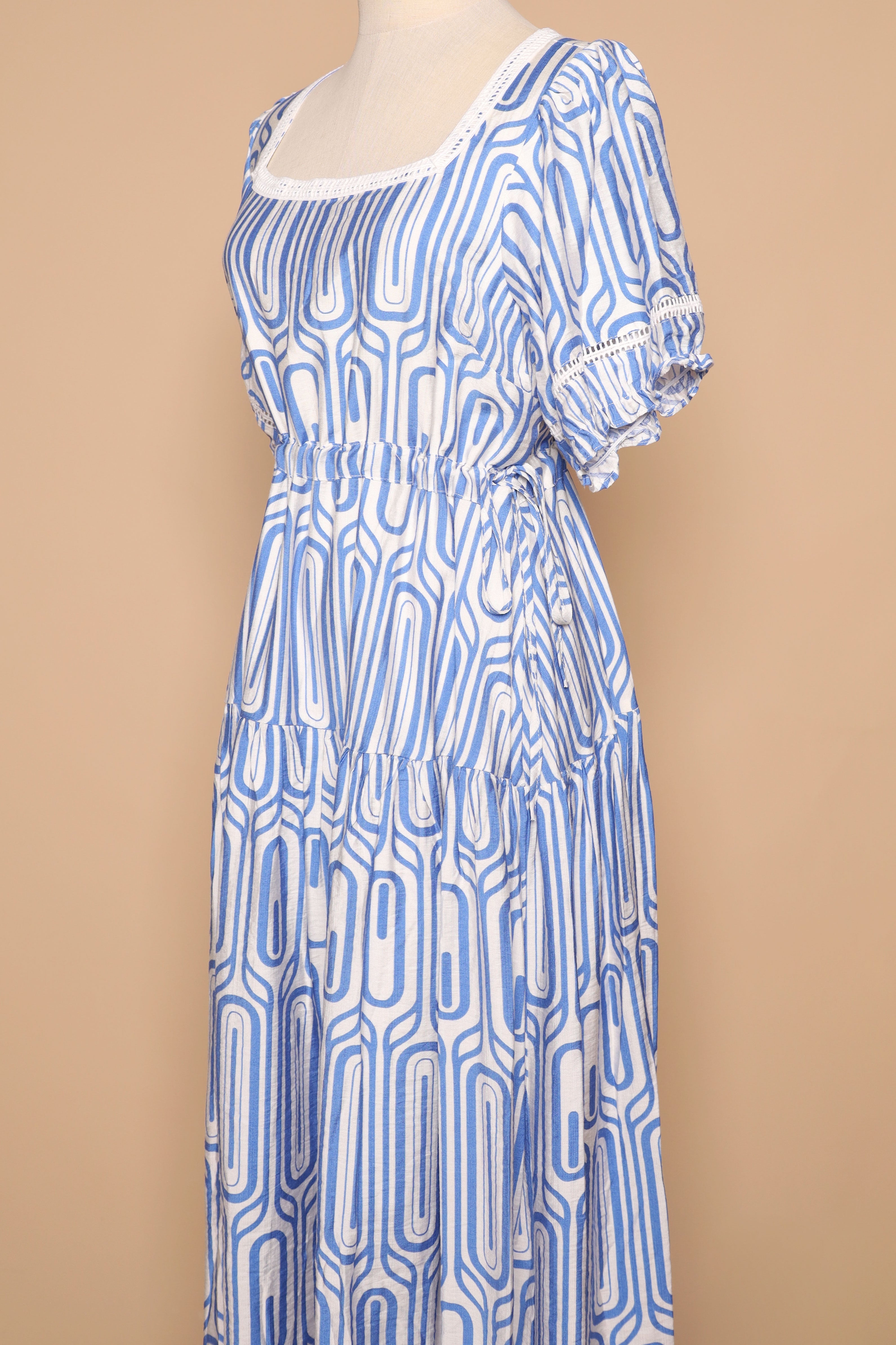 PO - Victoria Dress in Blue Escape