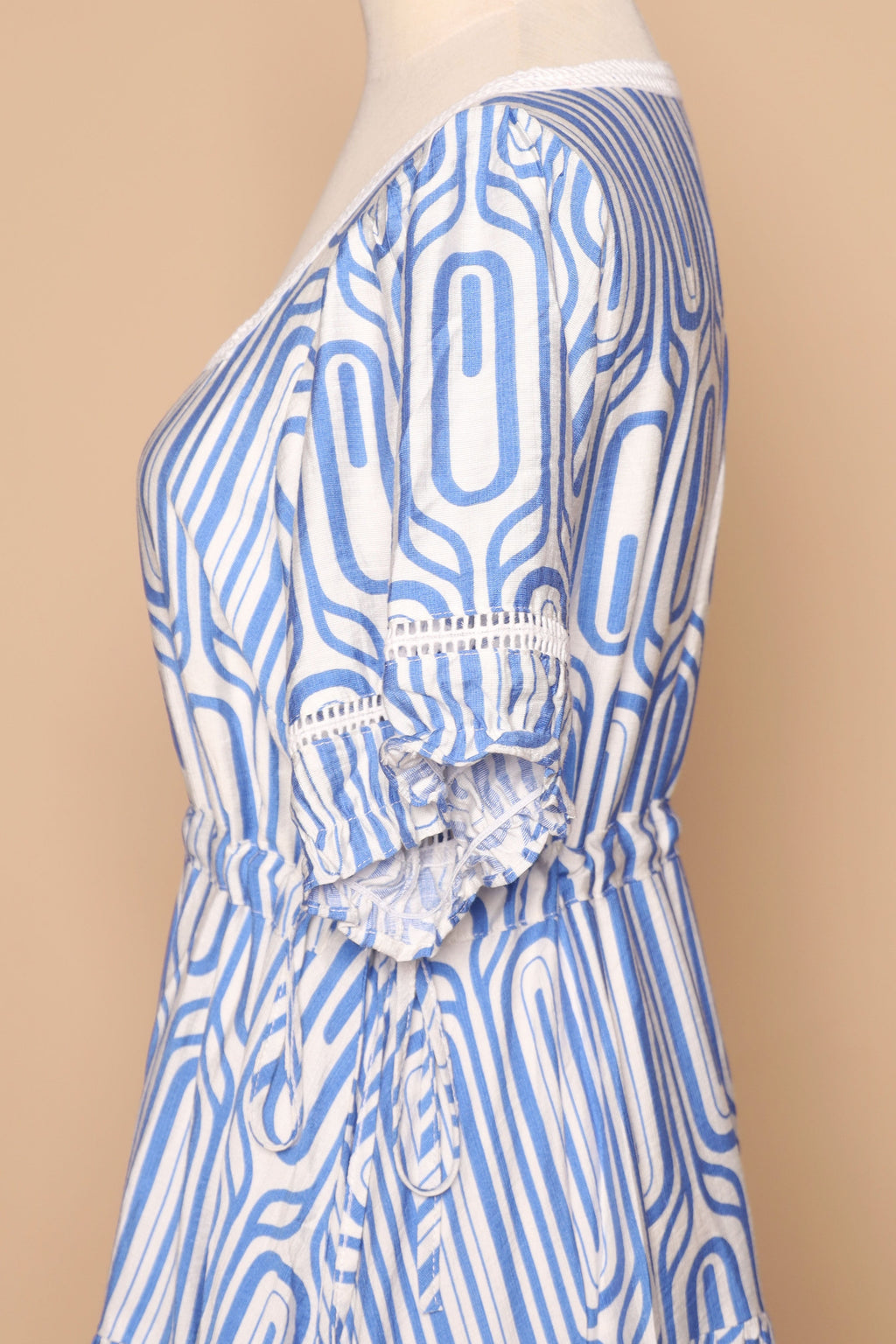 PO - Victoria Dress in Blue Escape