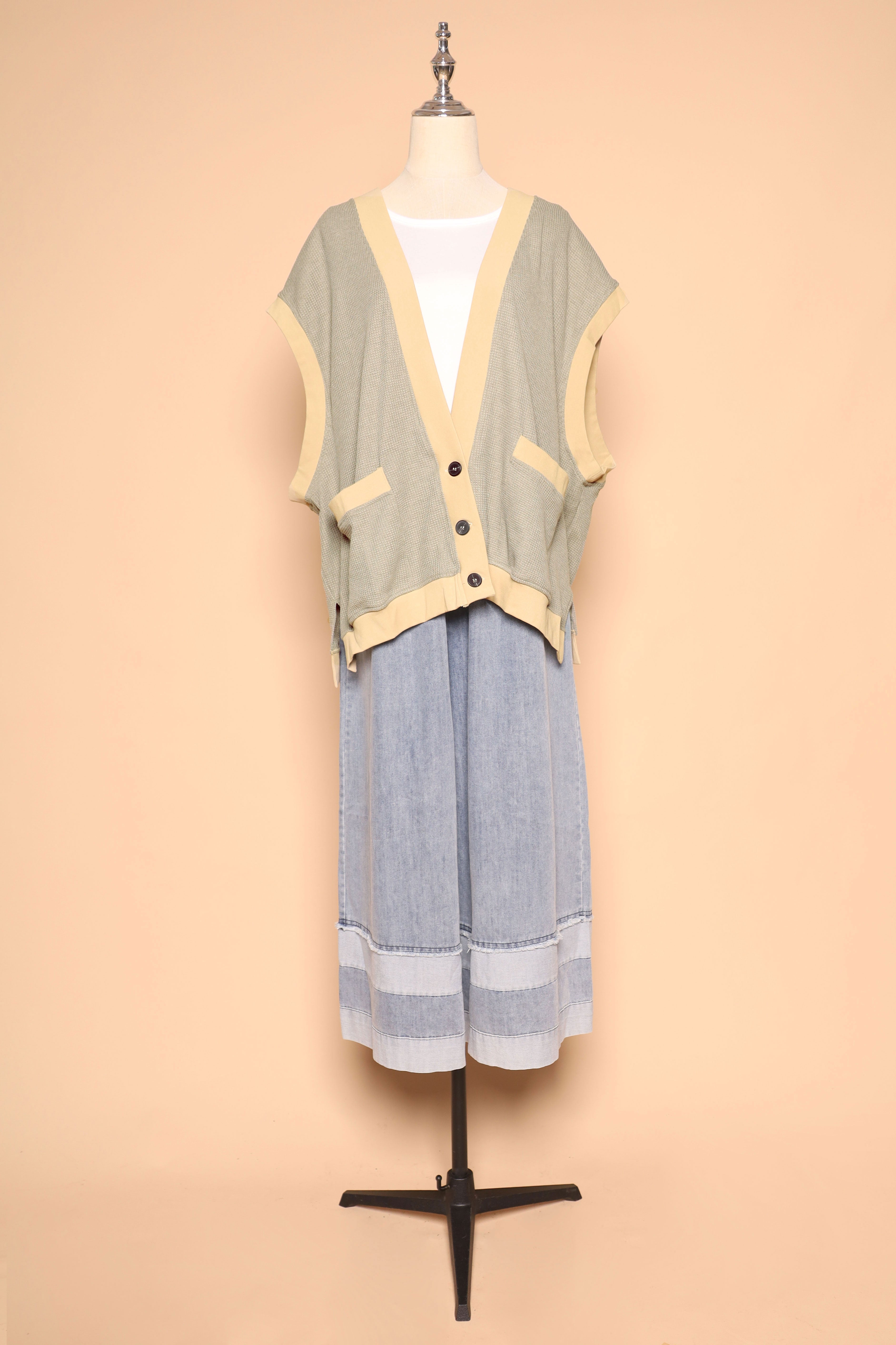 PO - Xuan Cardigan in Green