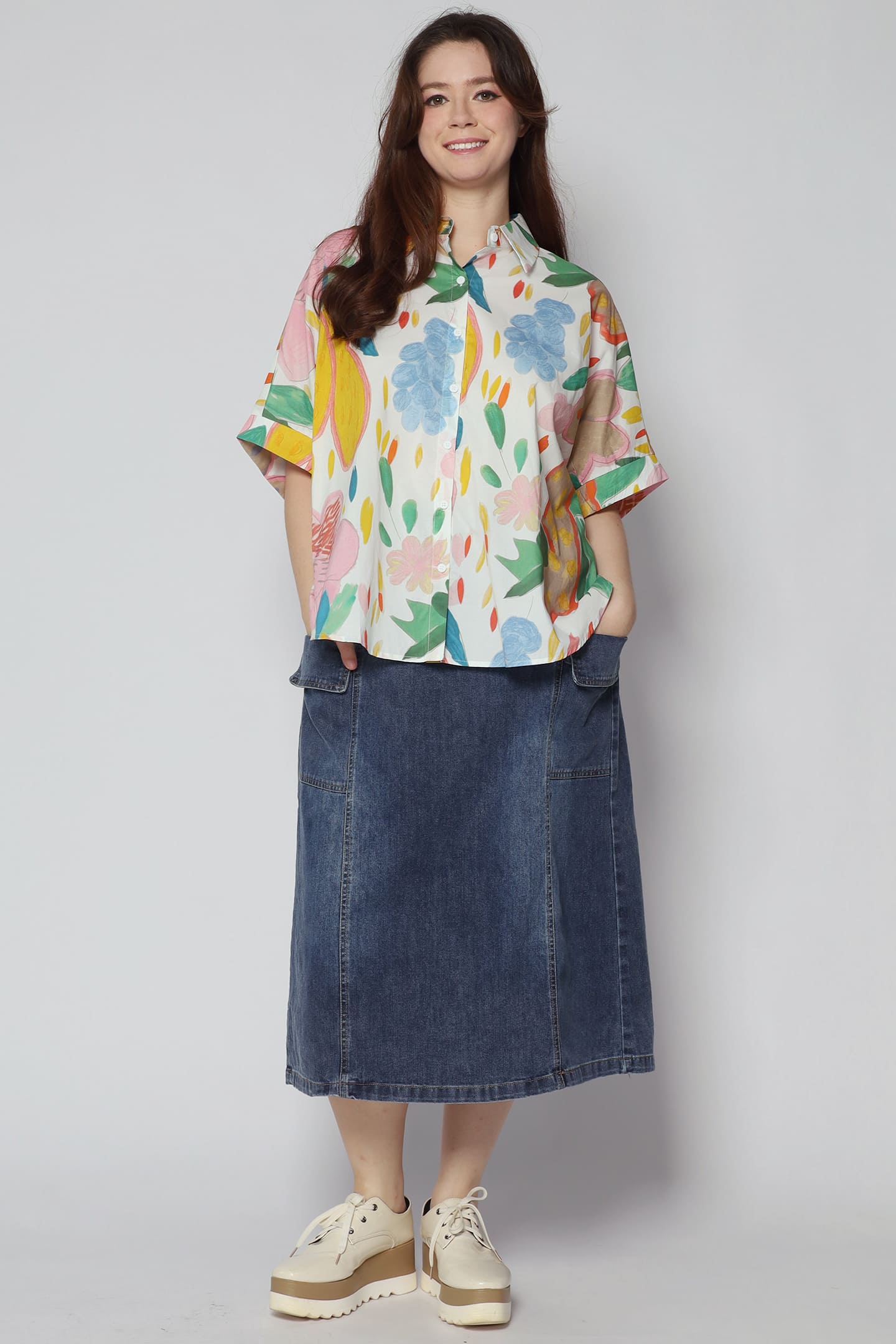 Xena Shirt in Happy Tones