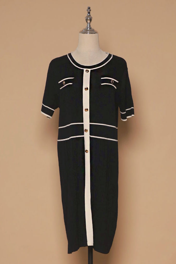 PO - Yan Knit Pleated Dress