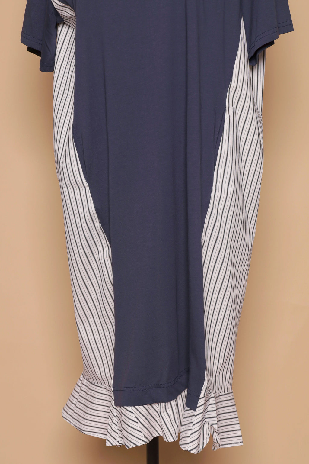PO - Yong Pinstripes Dress in Blue
