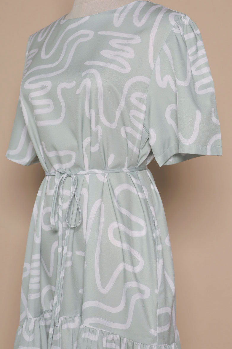 PO - Yue Dress in Mintwist