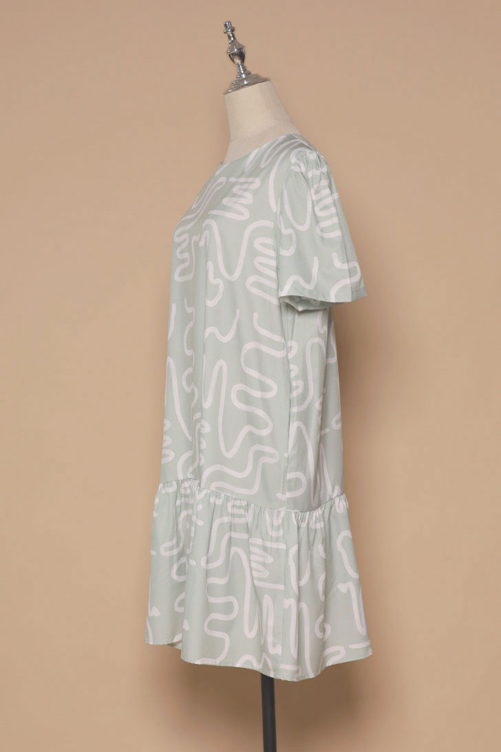 PO - Yue Dress in Mintwist