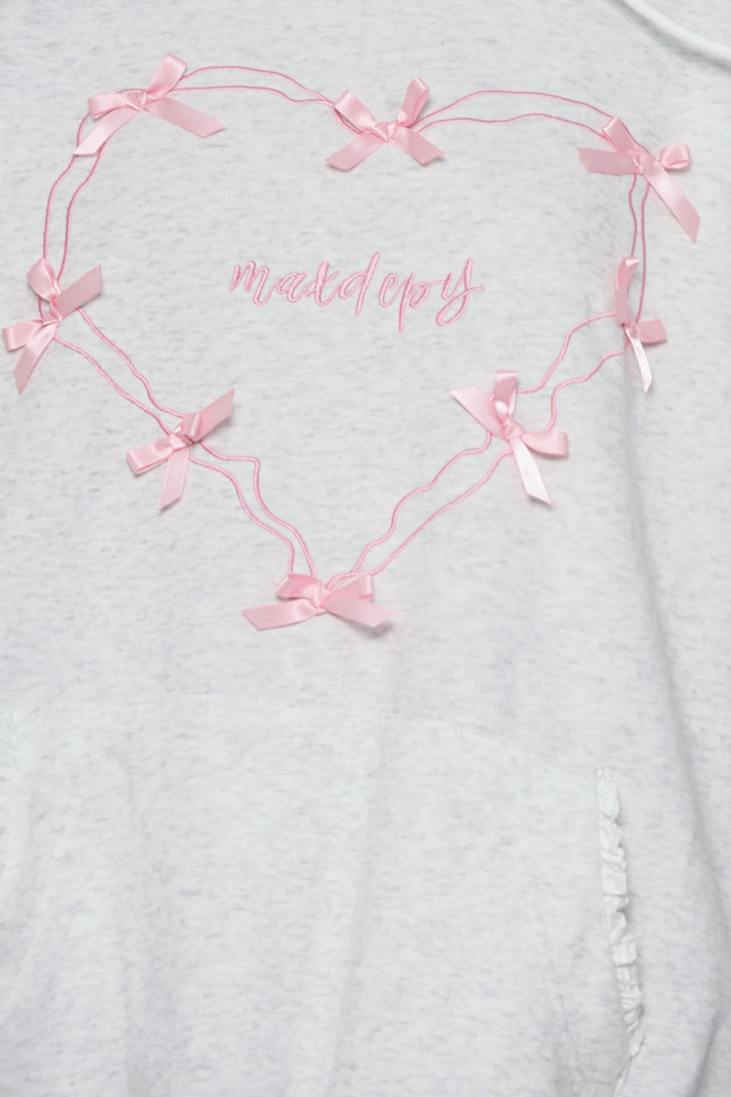 JOY - Aiko Ribbon Hoodie Pullover