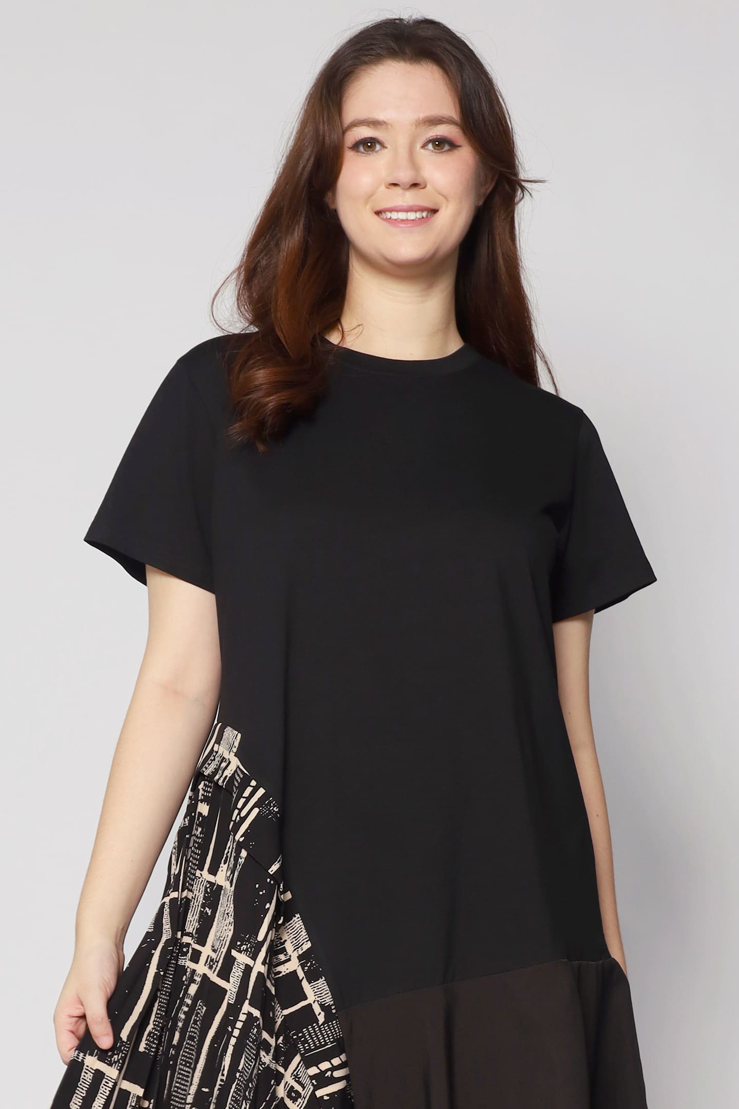 Anna Dress in Abstract Print